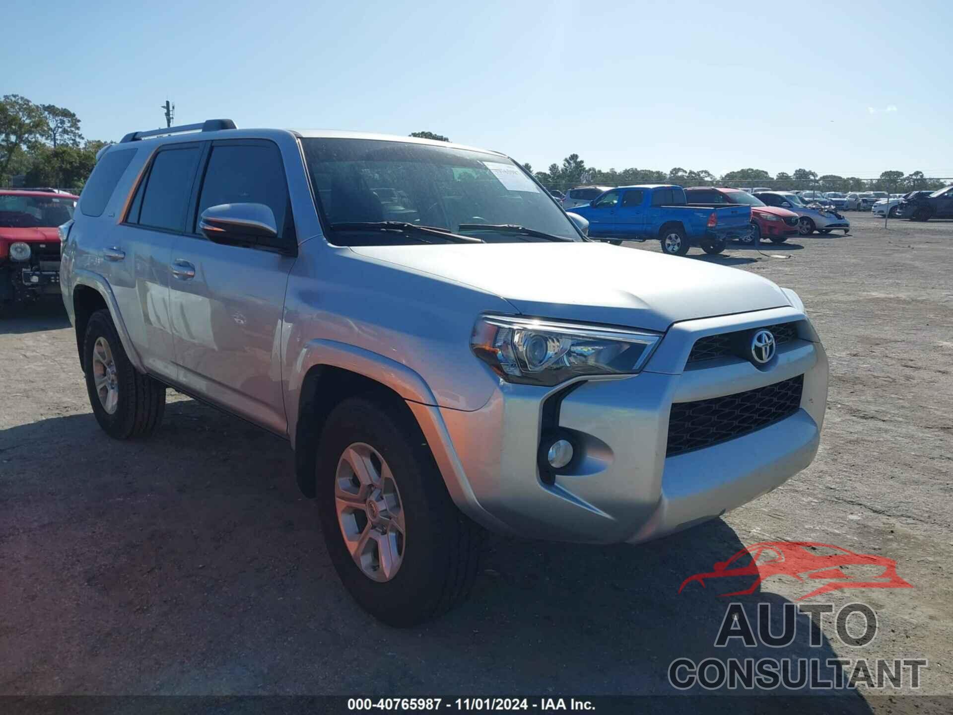 TOYOTA 4RUNNER 2019 - JTEZU5JRXK5213545