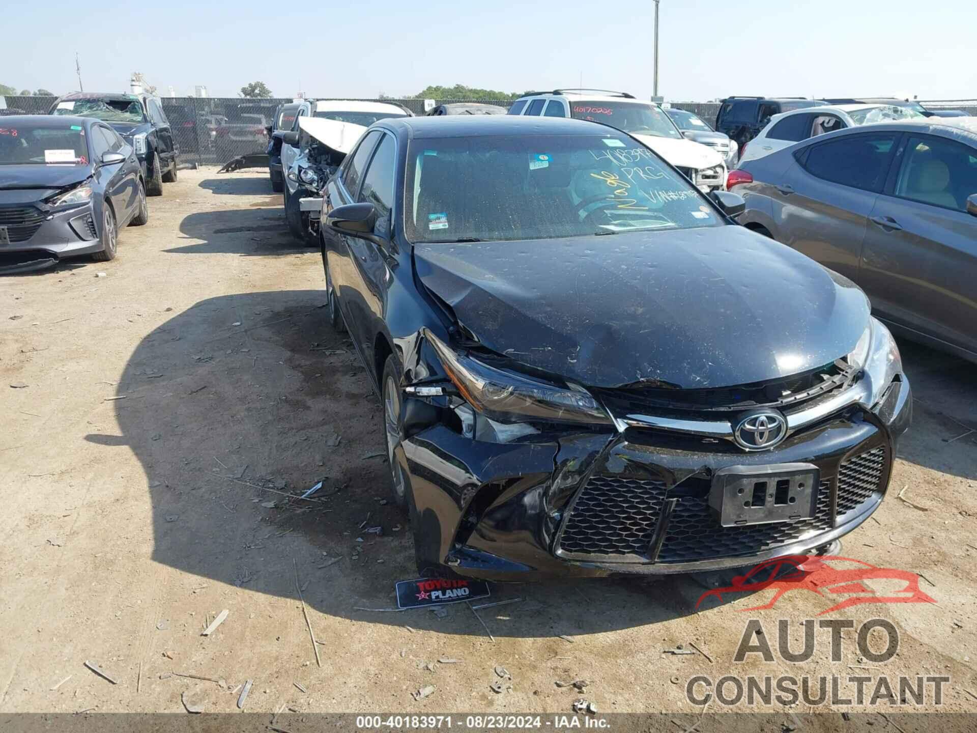 TOYOTA CAMRY 2017 - 4T1BF1FK4HU689157