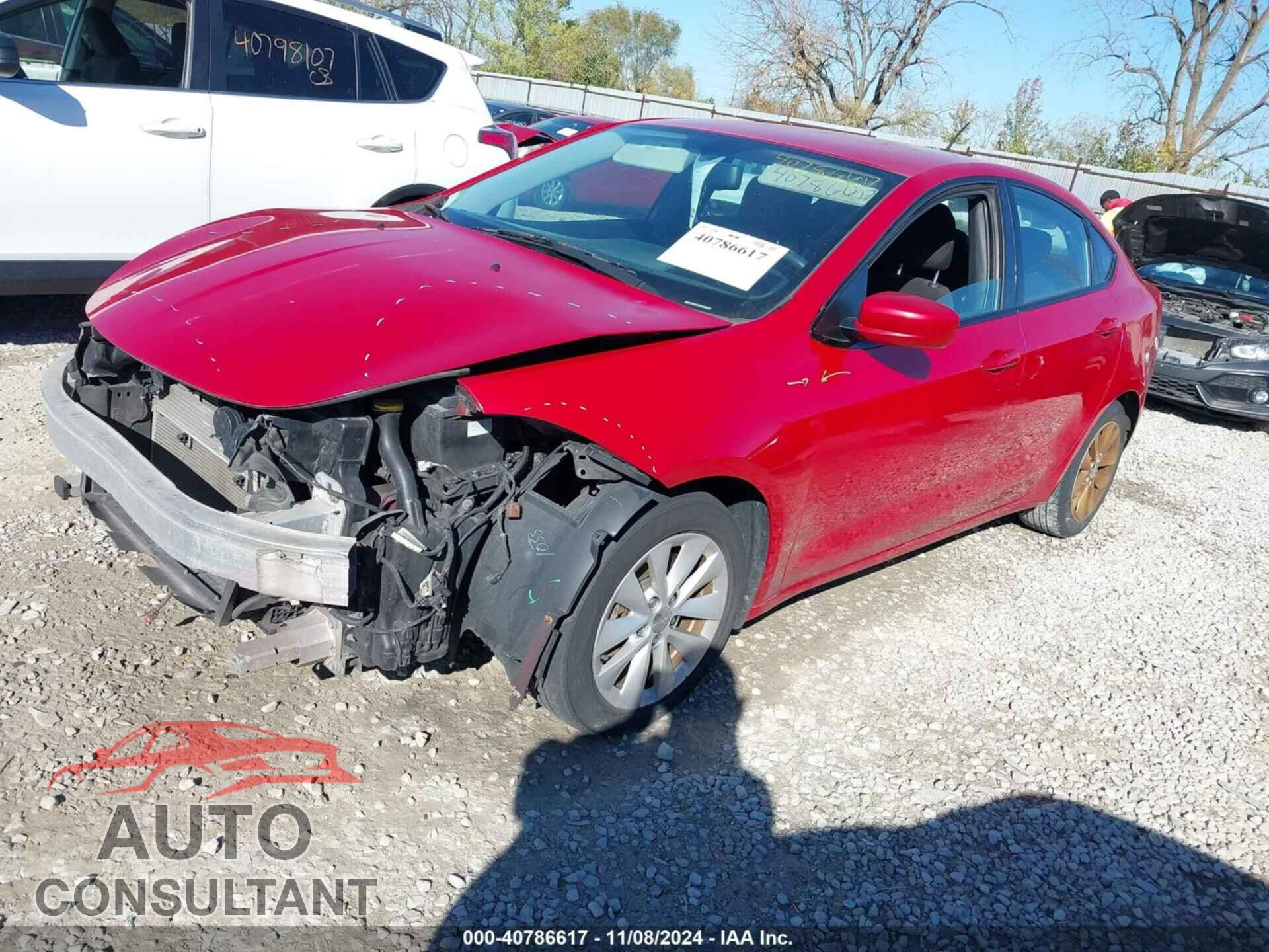DODGE DART 2014 - 1C3CDFBB4ED877856