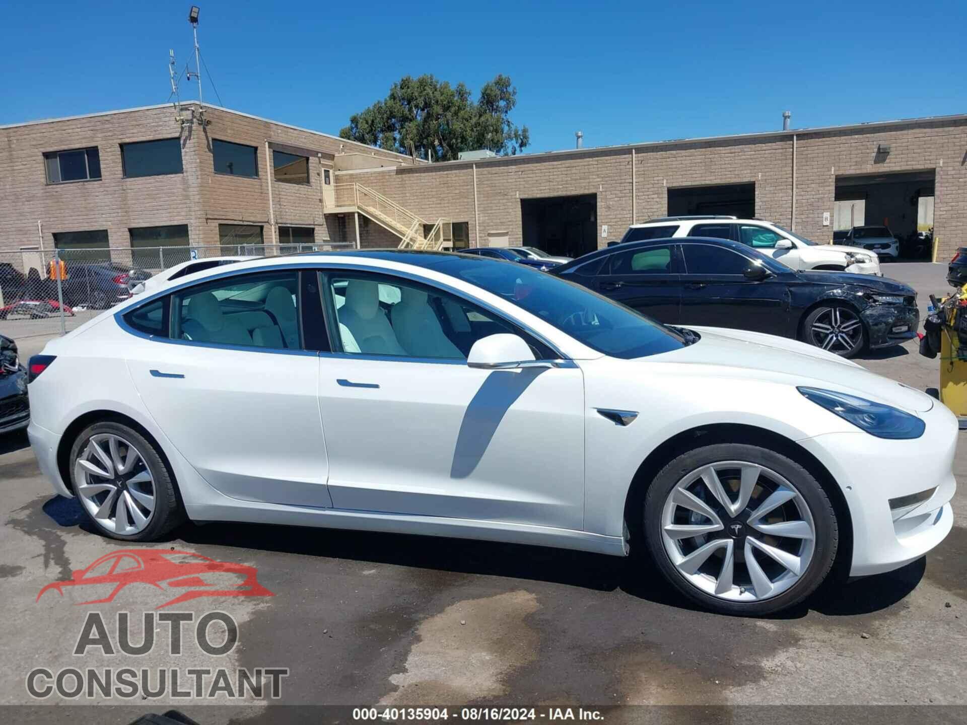 TESLA MODEL 3 2019 - 5YJ3E1EA1KF332927