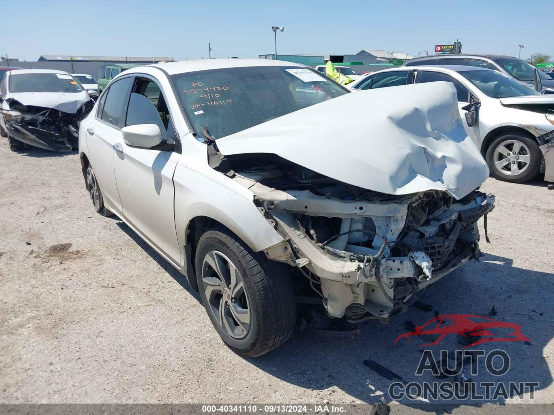 HONDA ACCORD 2016 - 1HGCR2F41GA110117