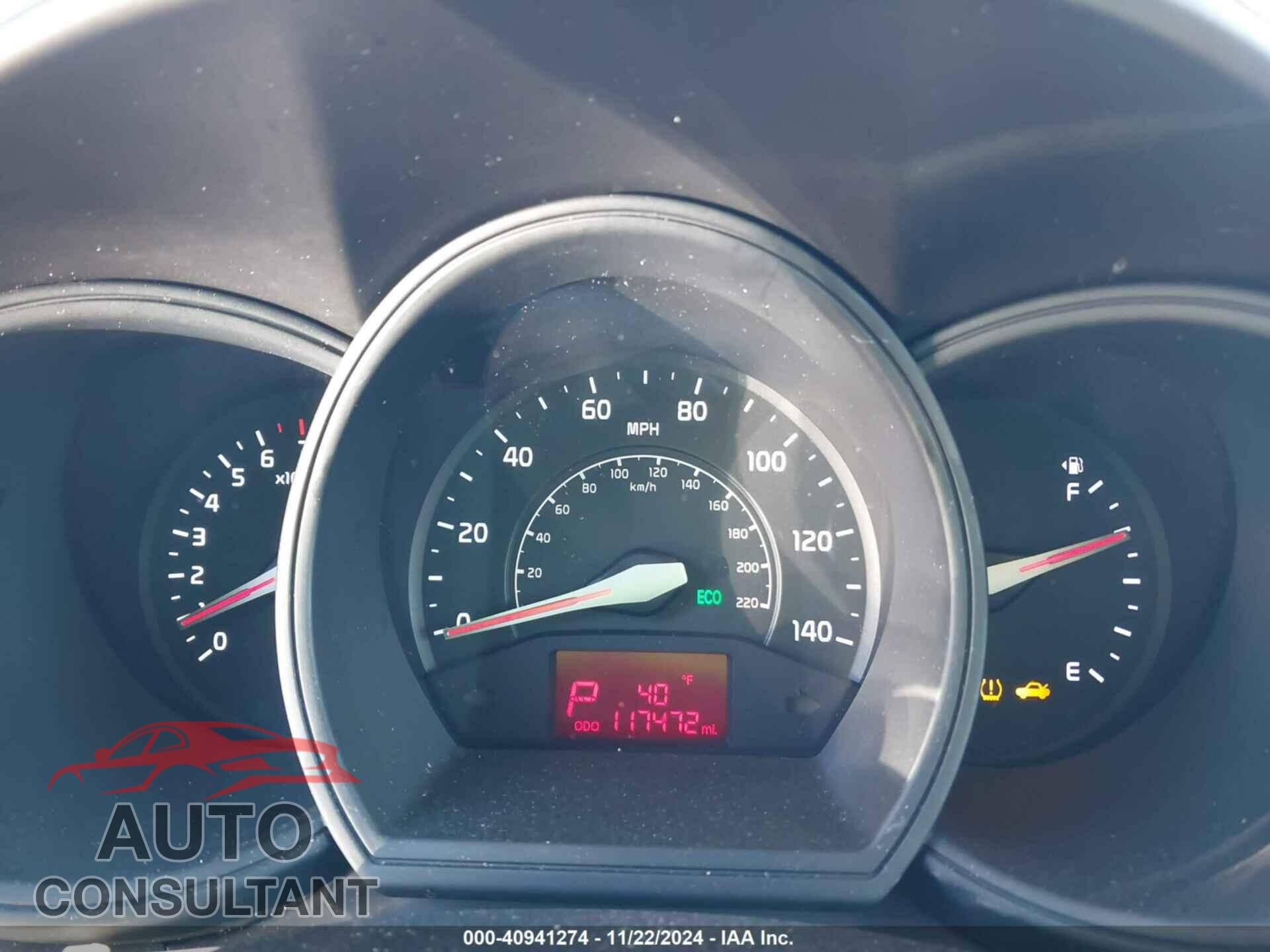 KIA RIO 2013 - KNADN4A36D6124244