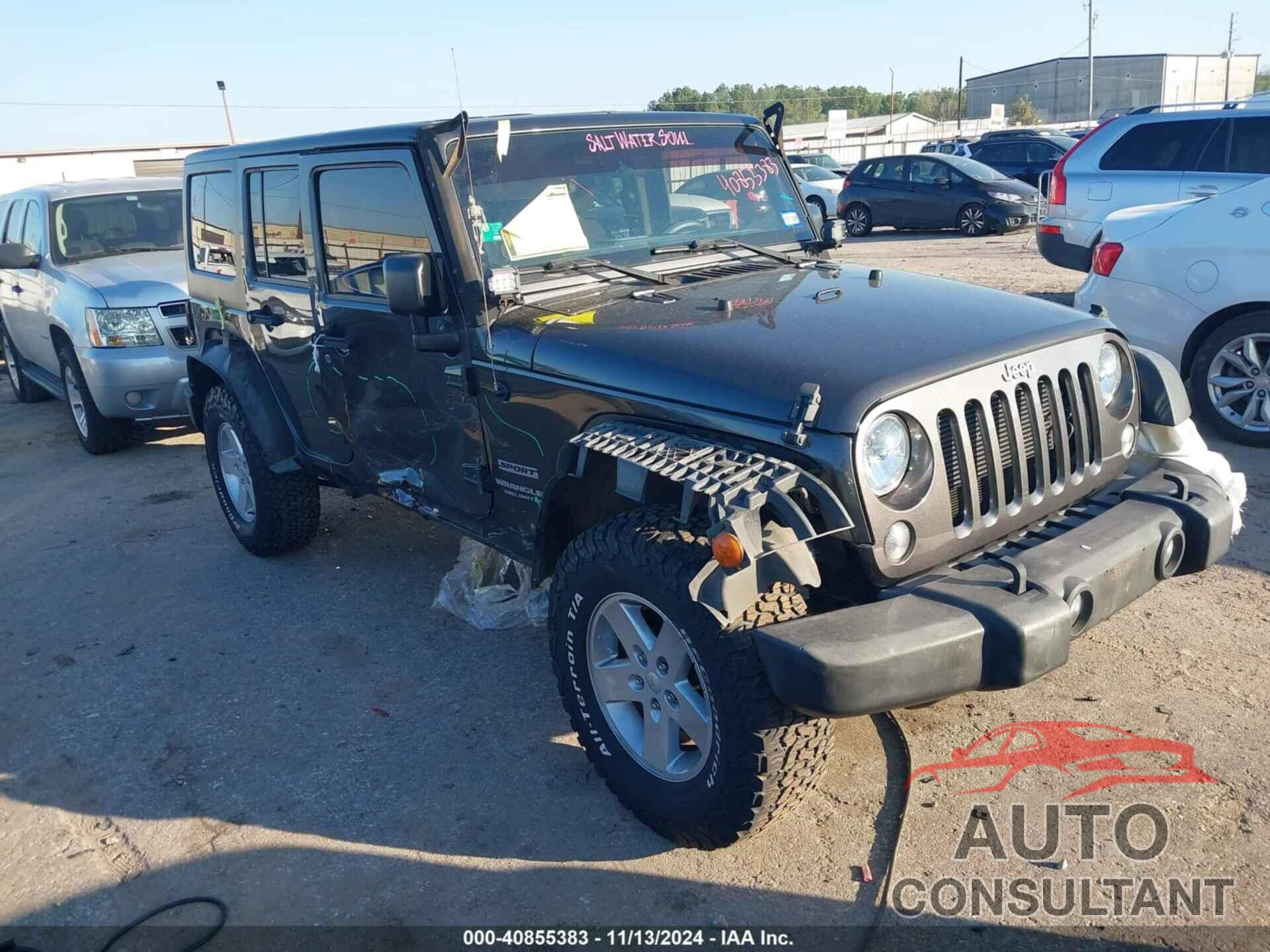 JEEP WRANGLER UNLIMITED 2017 - 1C4BJWDG4HL540719