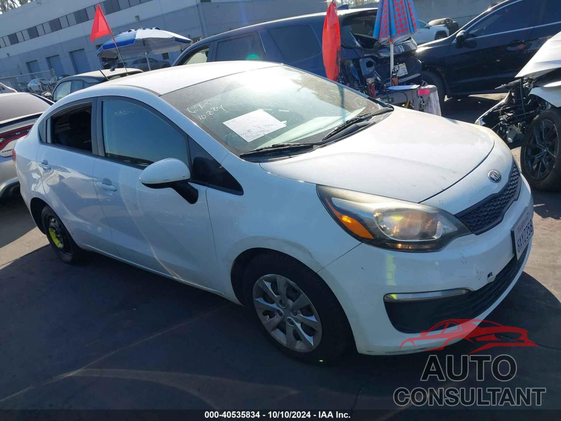 KIA RIO 2016 - KNADM4A3XG6541809