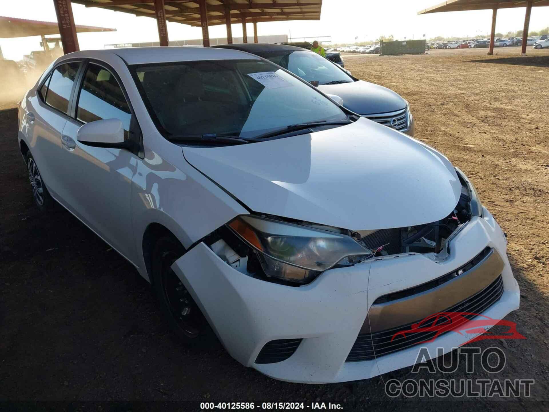 TOYOTA COROLLA 2016 - 2T1BURHE2GC535753