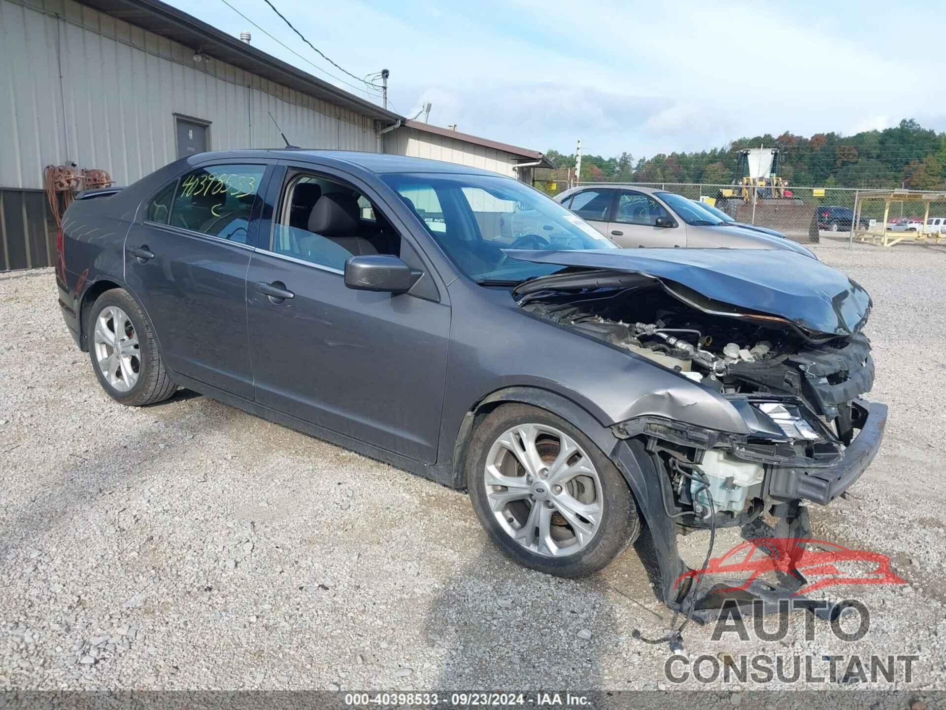 FORD FUSION 2012 - 3FAHP0HA8CR373289