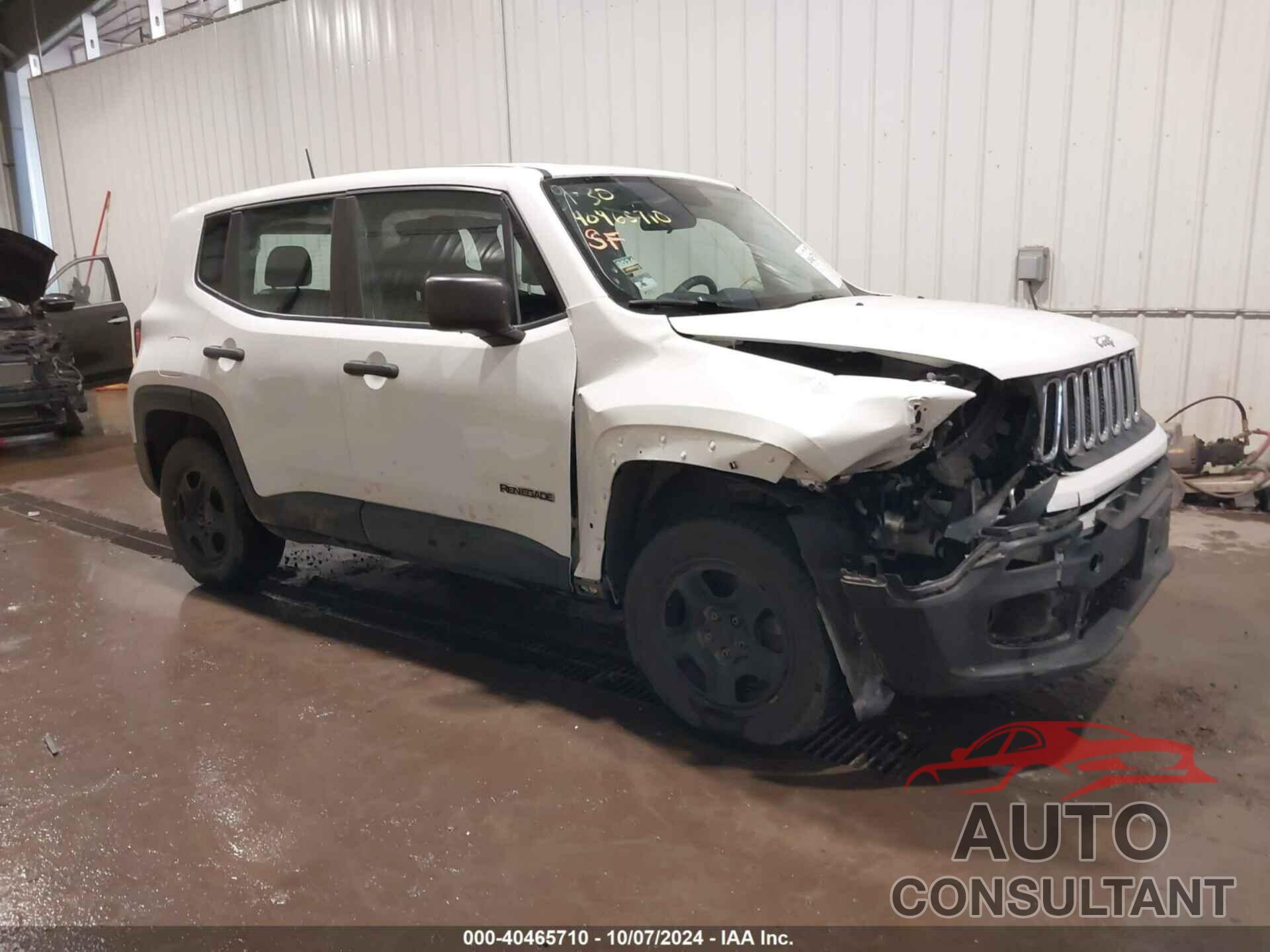 JEEP RENEGADE 2015 - ZACCJBAT0FPB55343