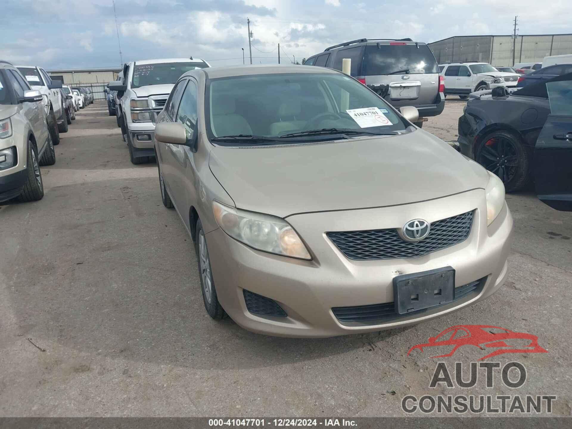 TOYOTA COROLLA 2009 - 1NXBU40E29Z153142