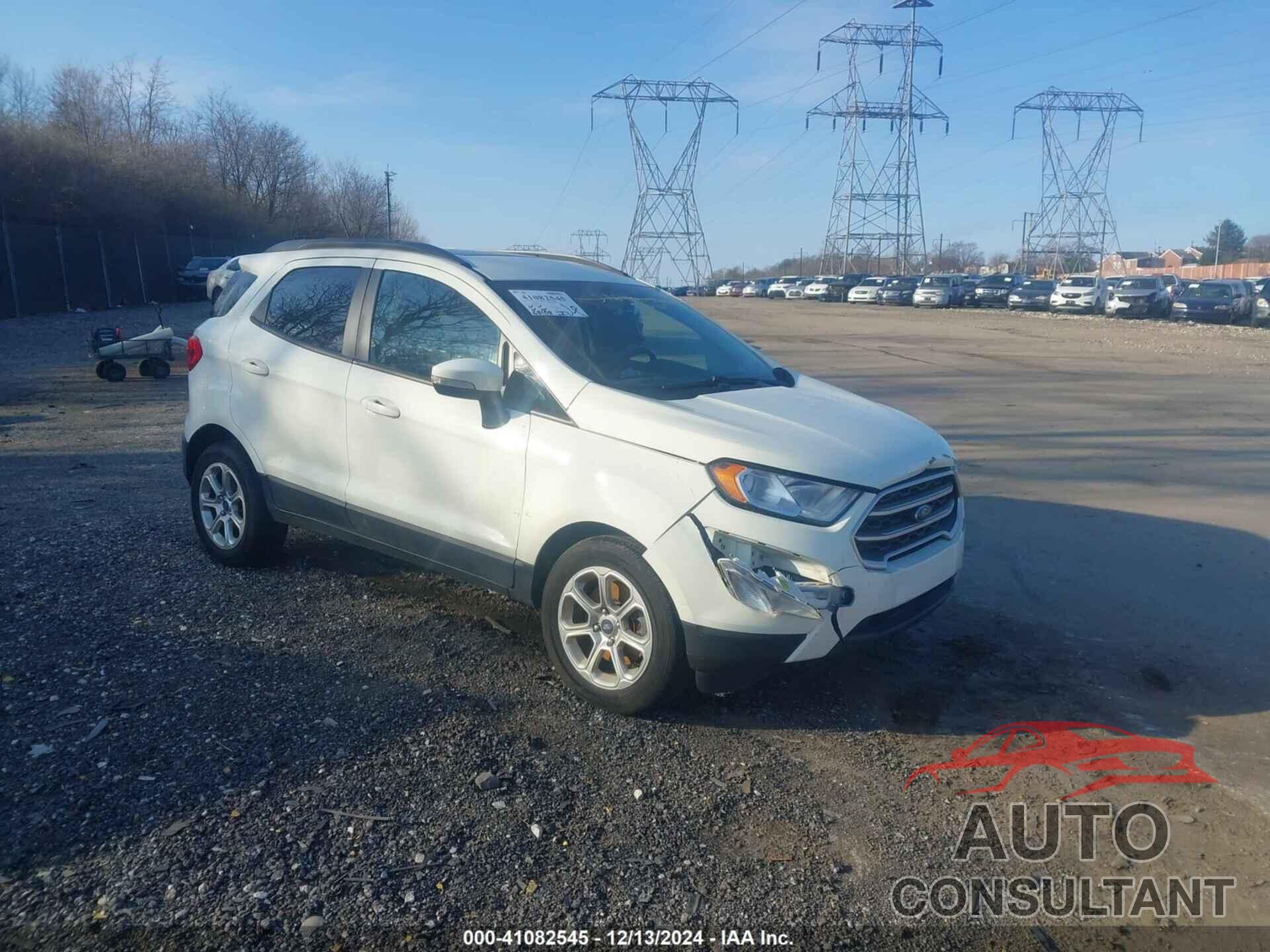 FORD ECOSPORT 2019 - MAJ3S2GE2KC283982