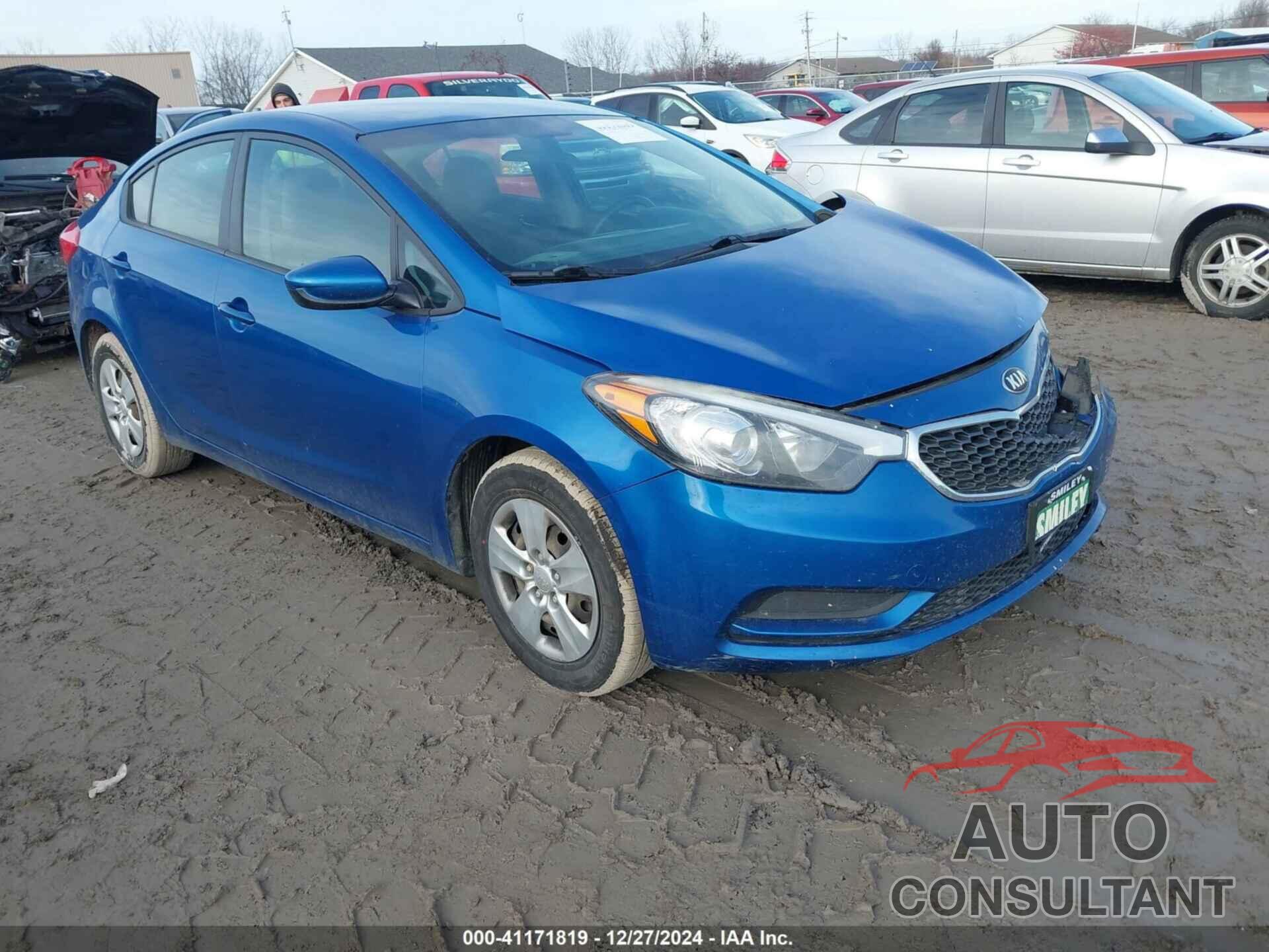 KIA FORTE 2014 - KNAFK4A60E5064562