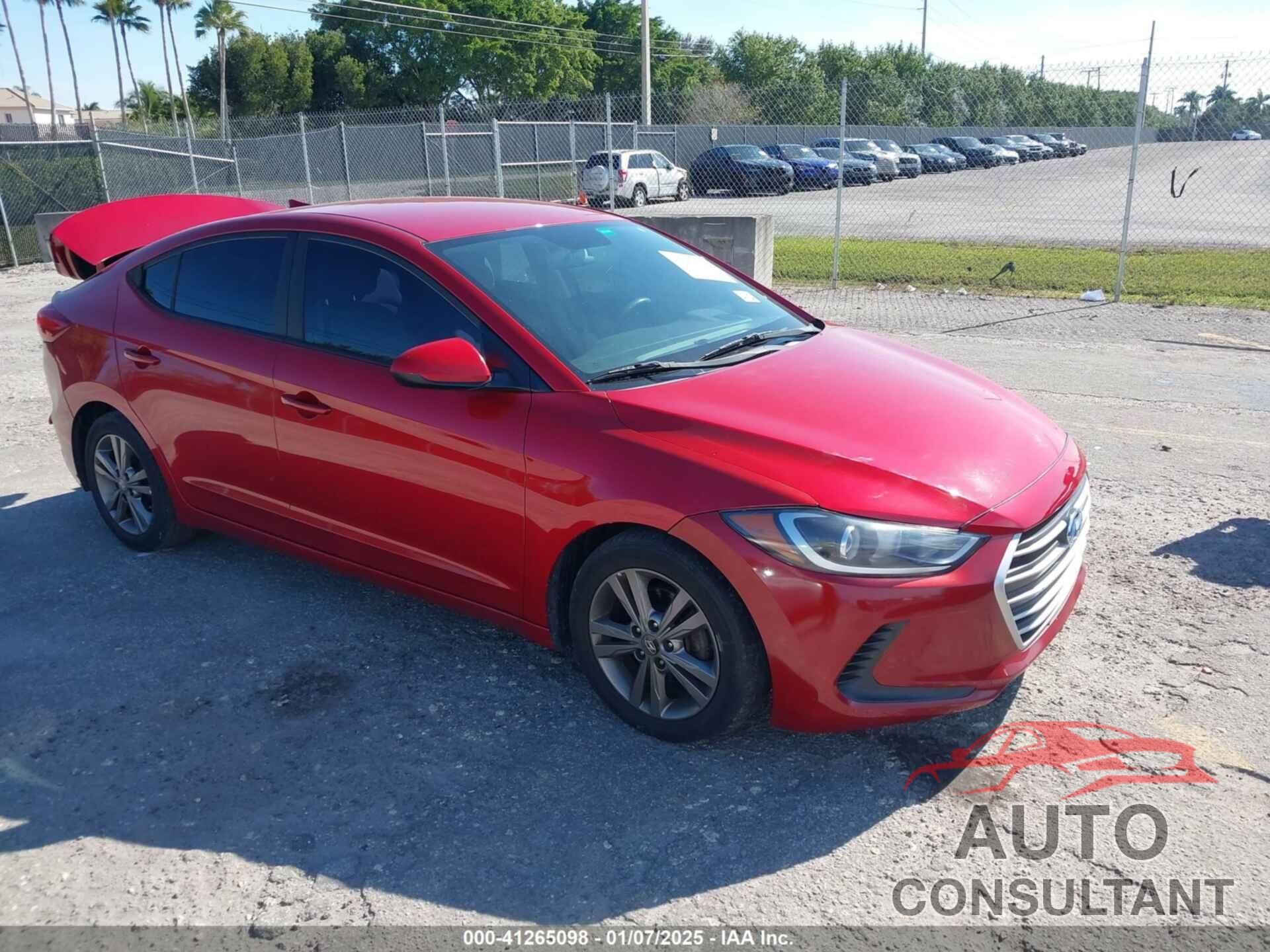 HYUNDAI ELANTRA 2017 - 5NPD84LF6HH077536