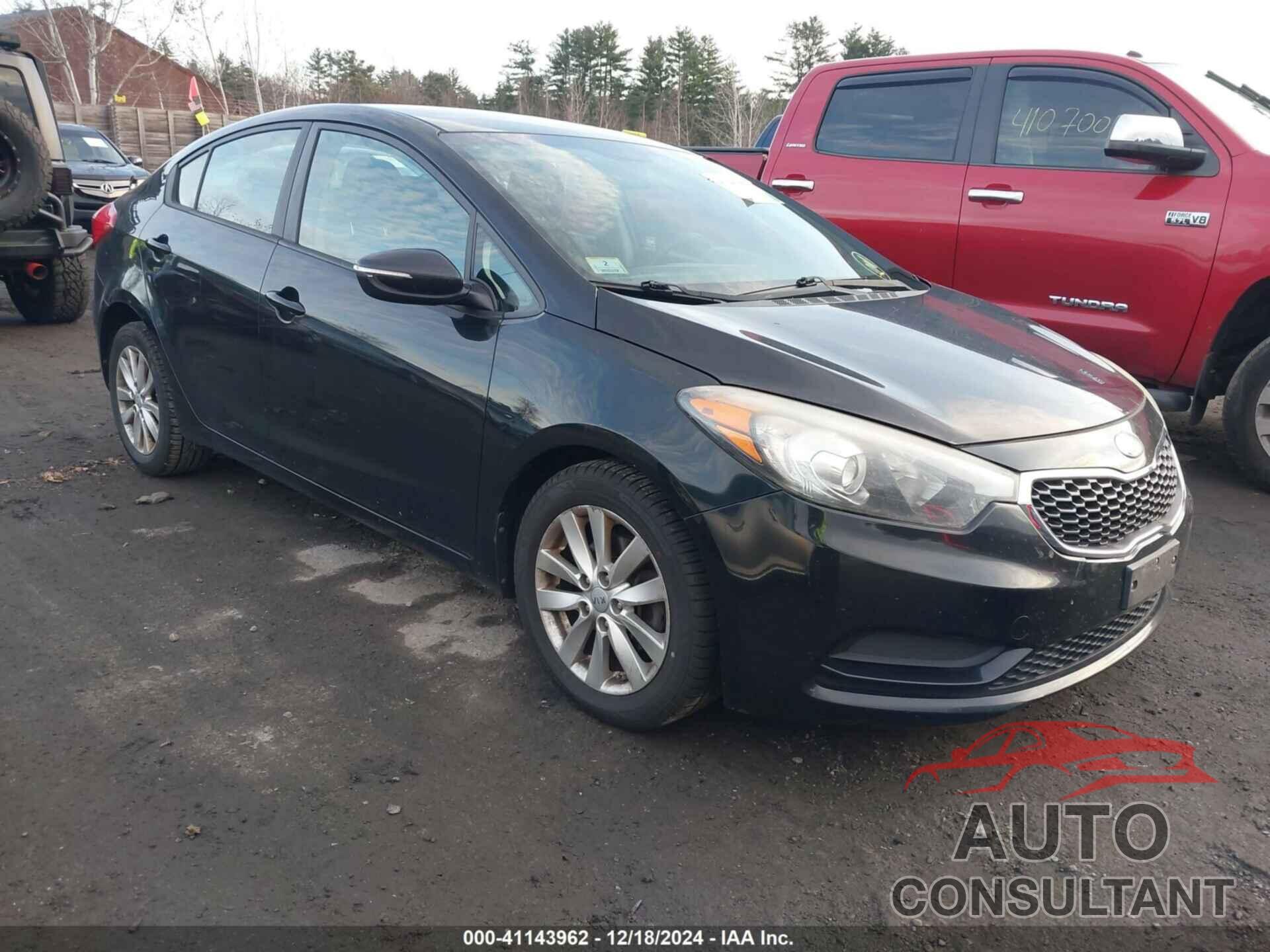 KIA FORTE 2014 - KNAFX4A60E5161391