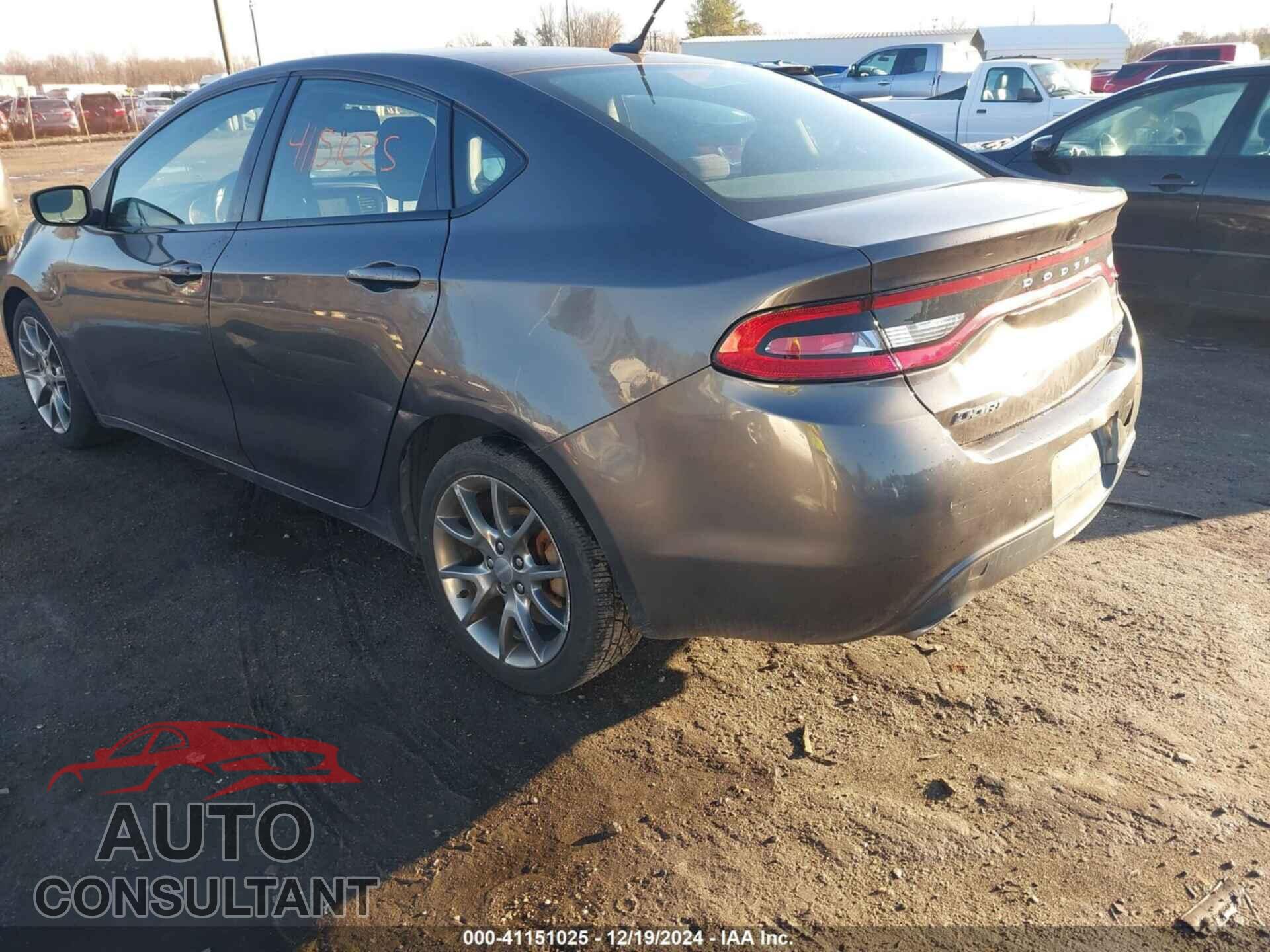 DODGE DART 2015 - 1C3CDFBB1FD141216