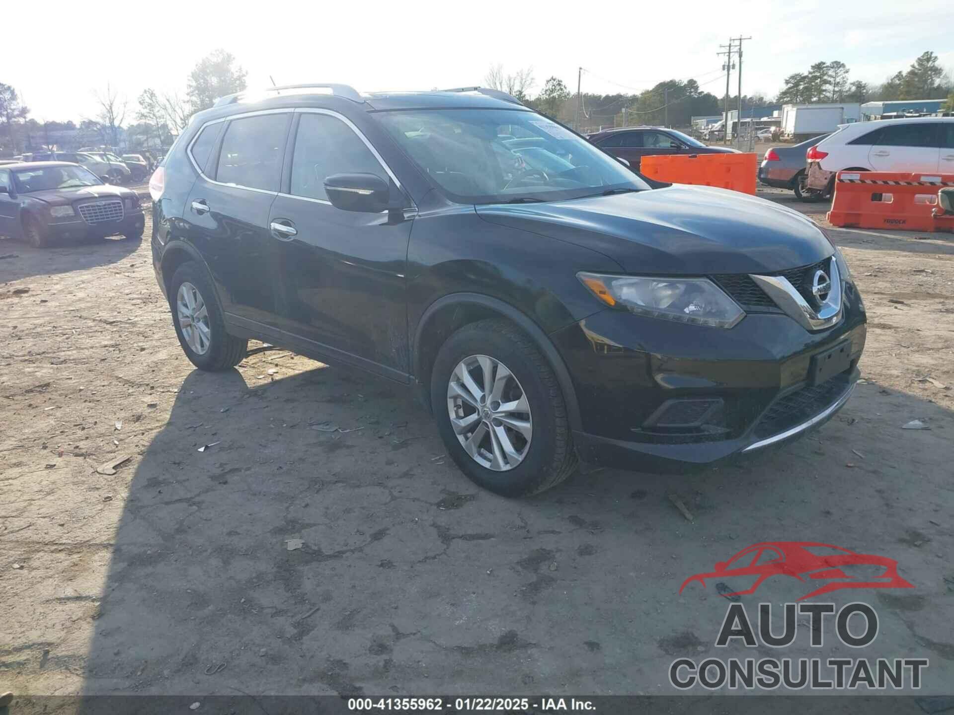NISSAN ROGUE 2015 - KNMAT2MV6FP574597