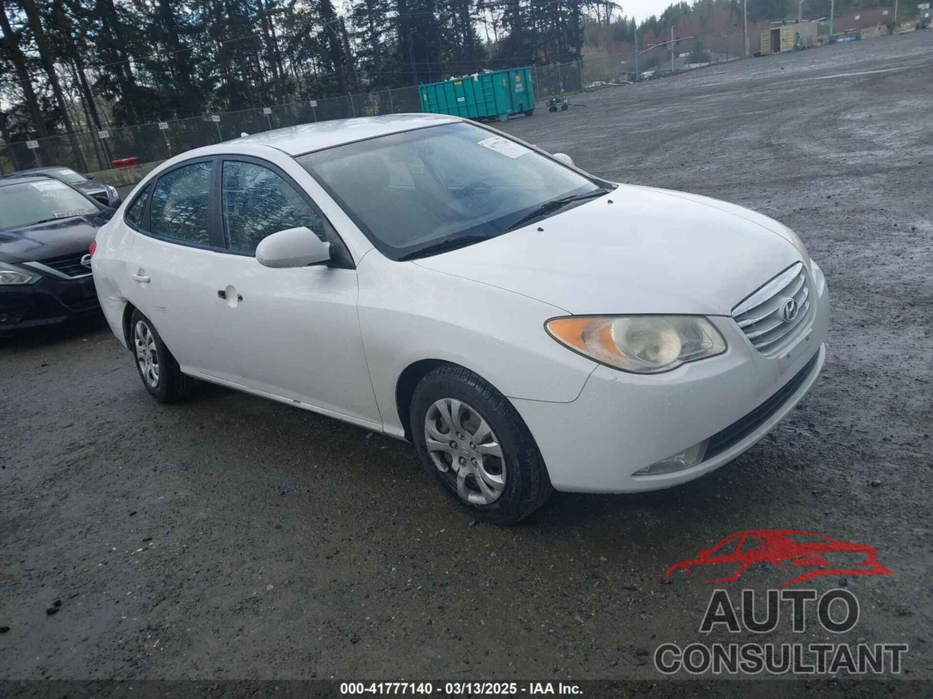 HYUNDAI ELANTRA 2010 - KMHDU4AD8AU943810
