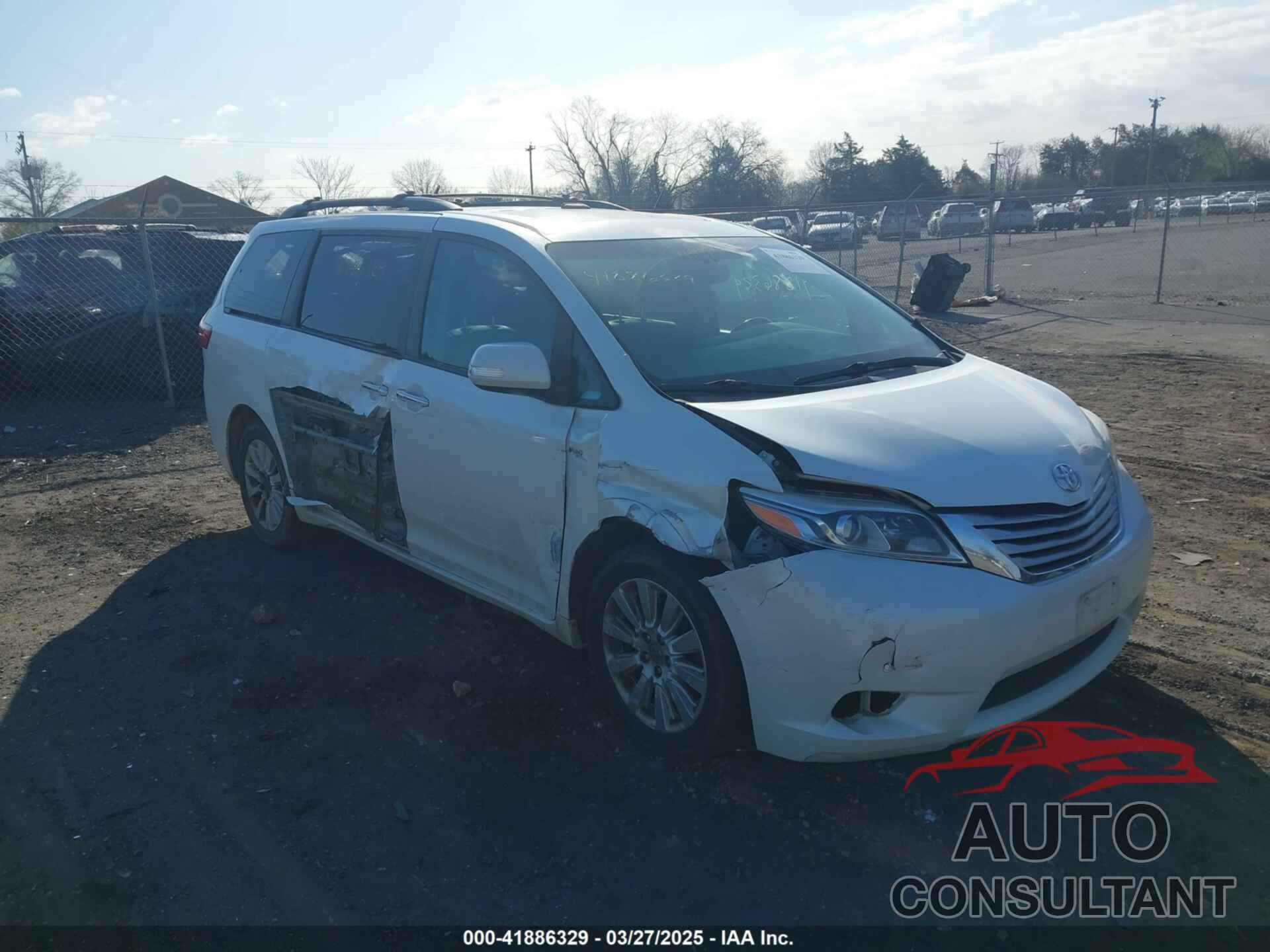 TOYOTA SIENNA 2016 - 5TDDK3DC6GS140563