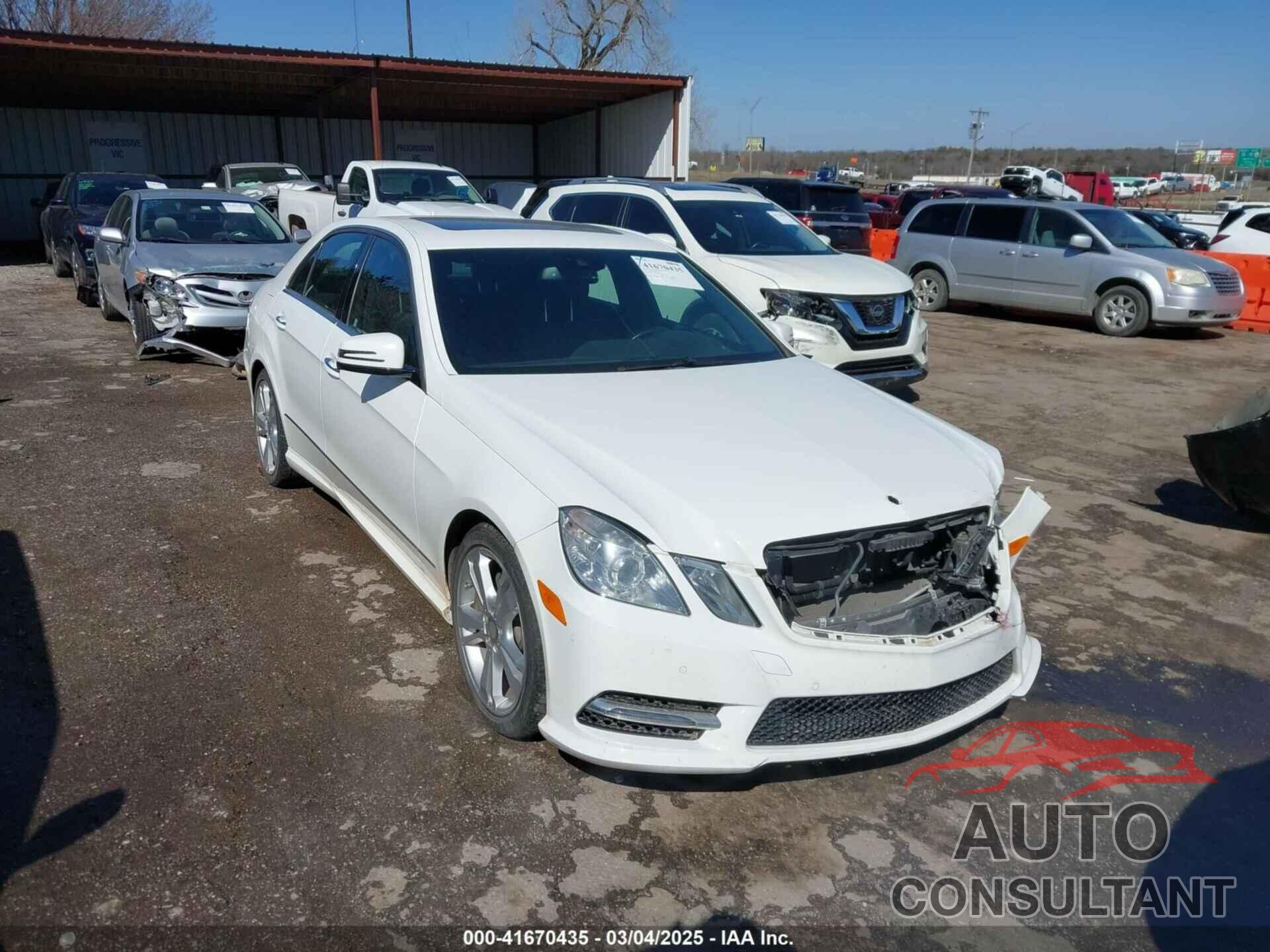MERCEDES-BENZ E 350 2013 - WDDHF5KB1DA732544