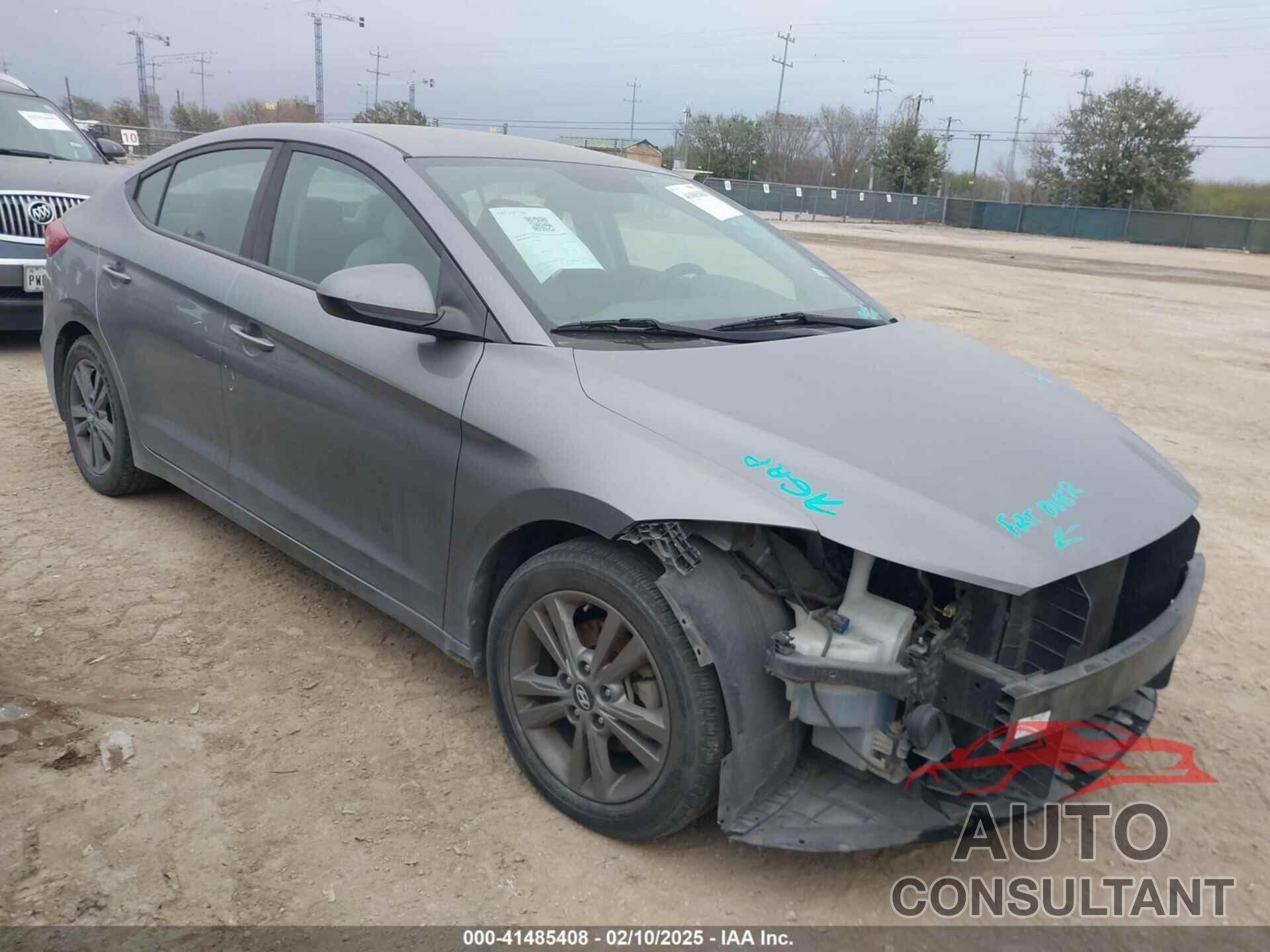 HYUNDAI ELANTRA 2018 - 5NPD84LF7JH319255