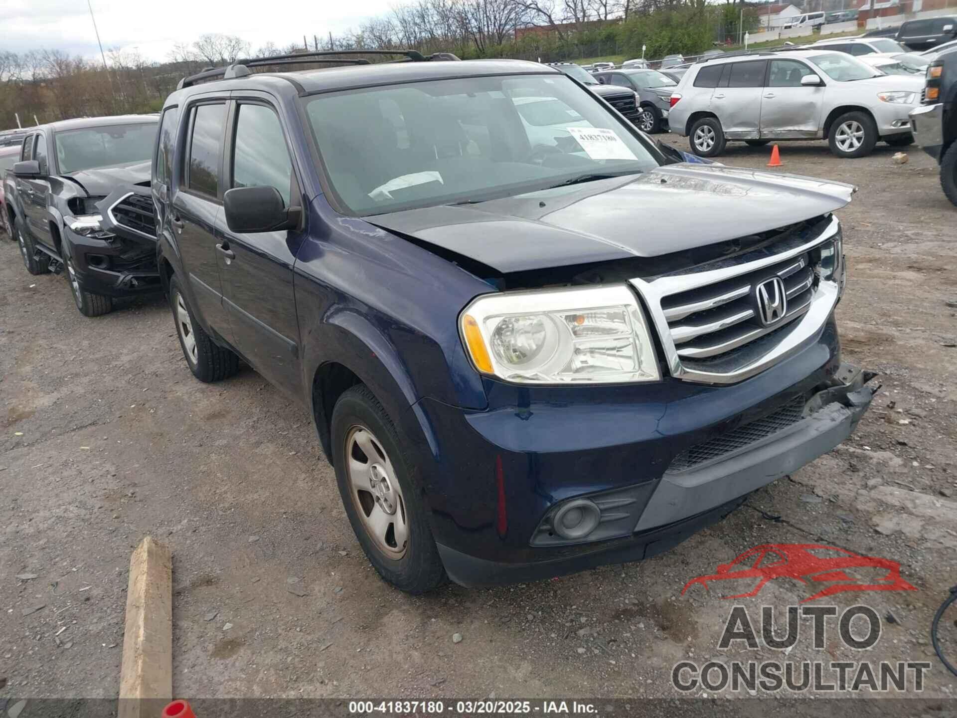 HONDA PILOT 2014 - 5FNYF3H22EB006822