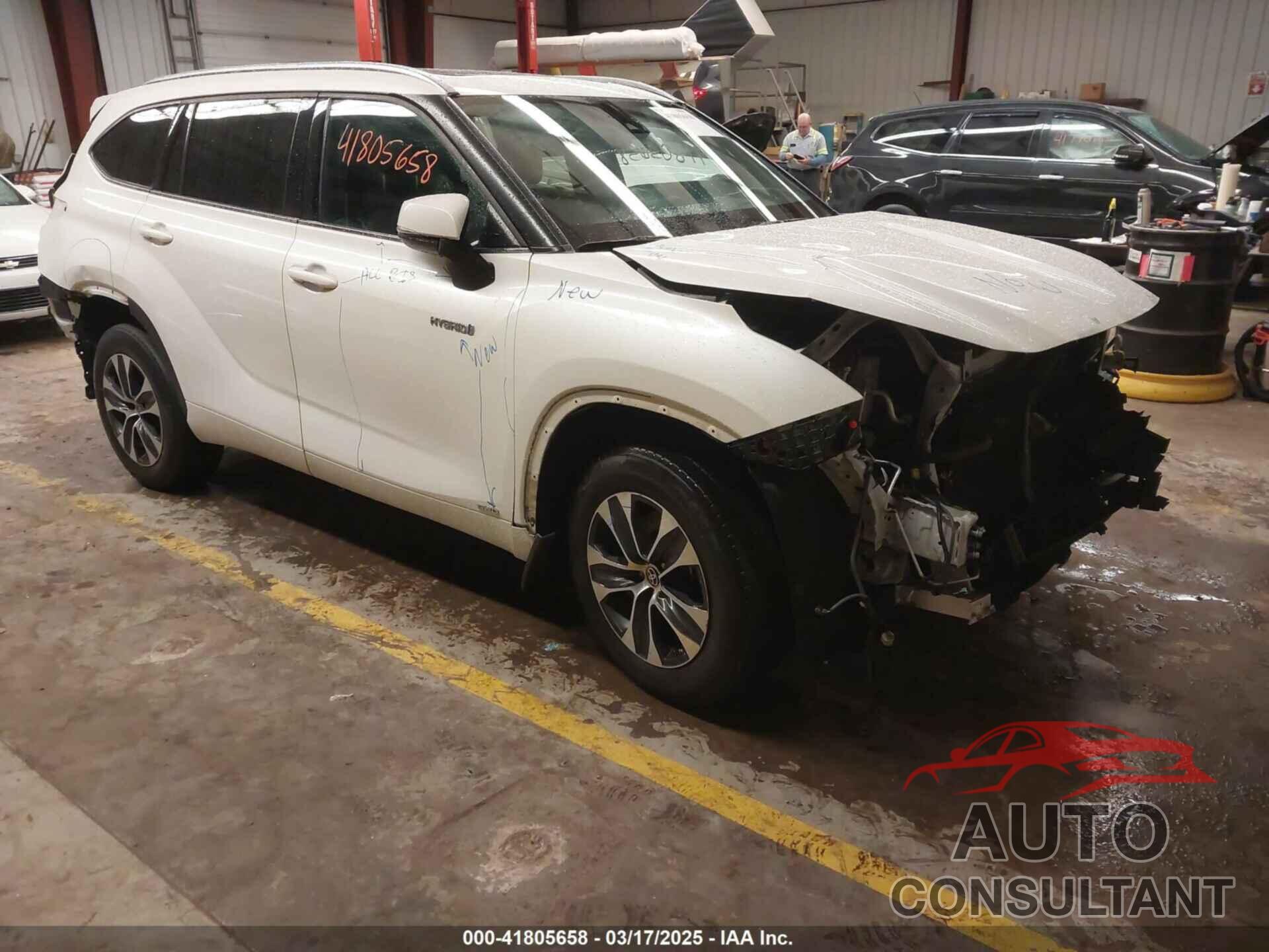 TOYOTA HIGHLANDER 2021 - 5TDGBRCH7MS024992