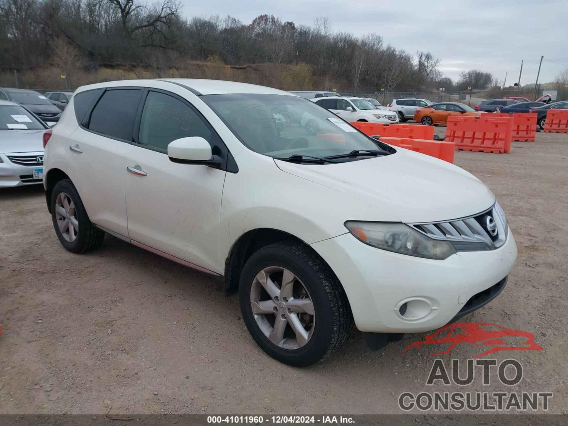 NISSAN MURANO 2010 - JN8AZ1MWXAW137156