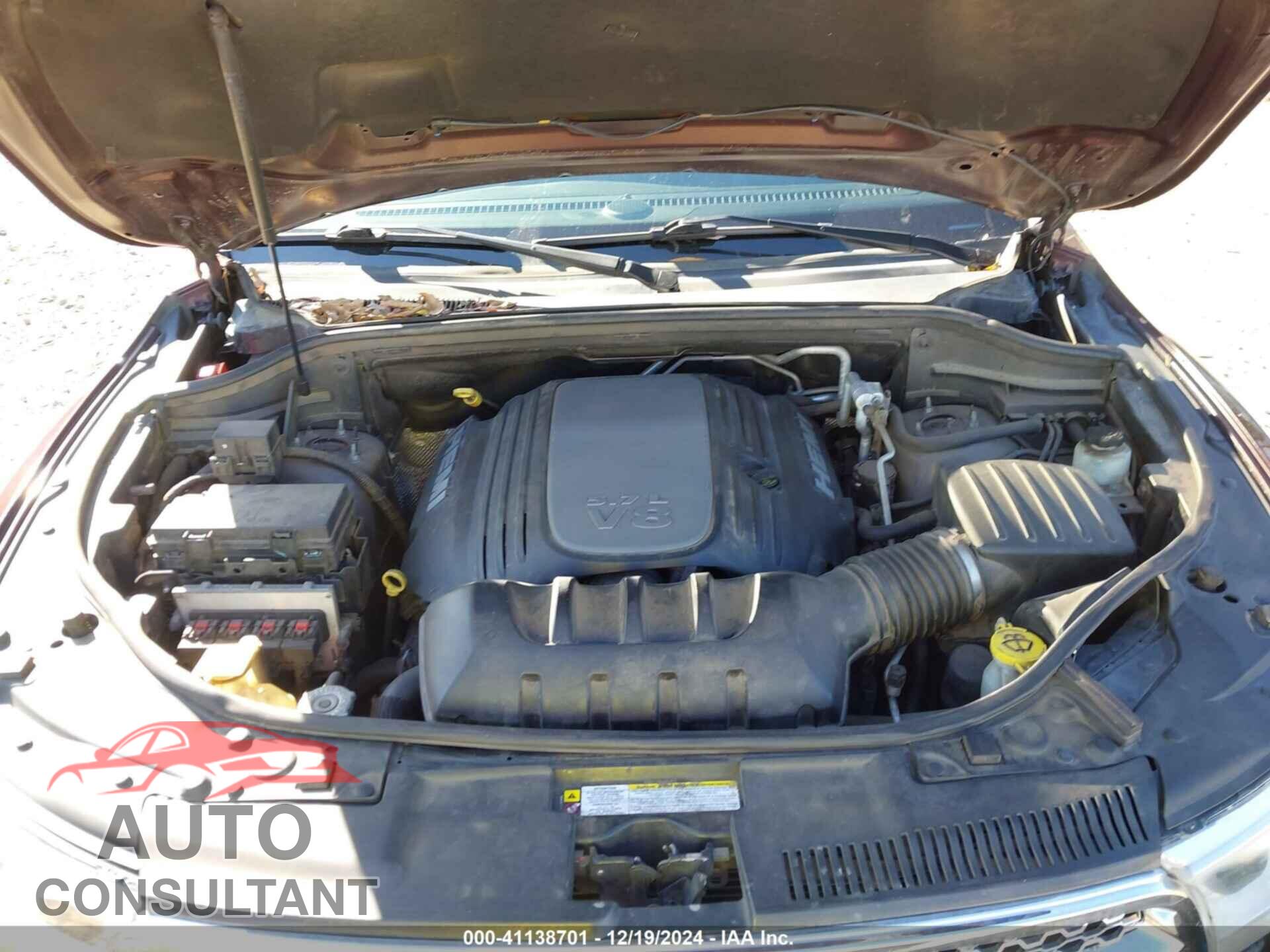 DODGE DURANGO 2012 - 1C4SDJETXCC192584