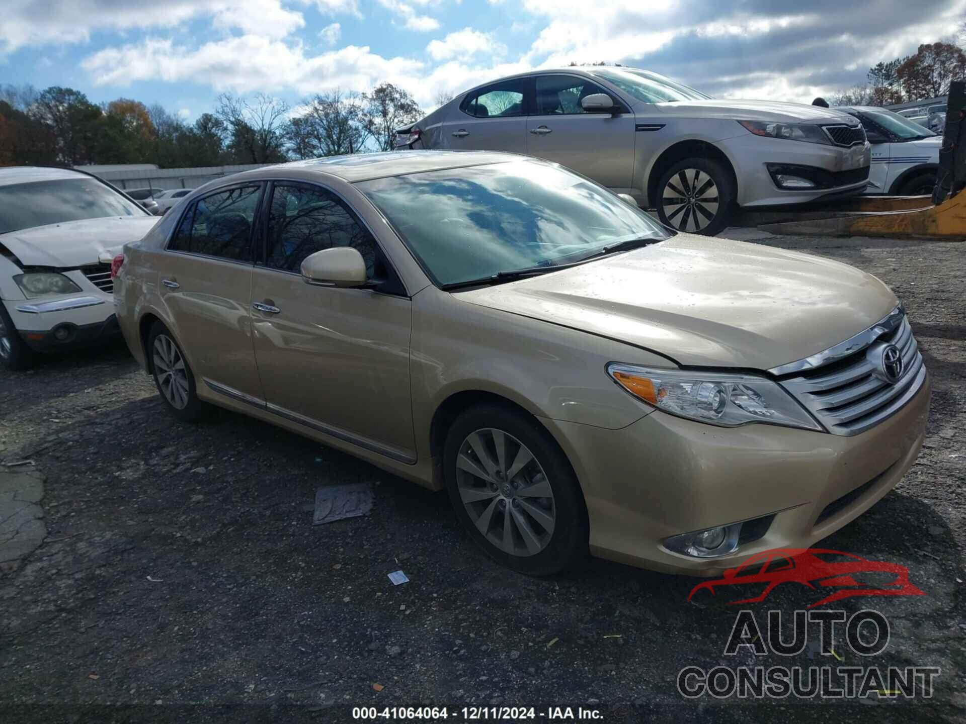 TOYOTA AVALON 2011 - 4T1BK3DB3BU425946