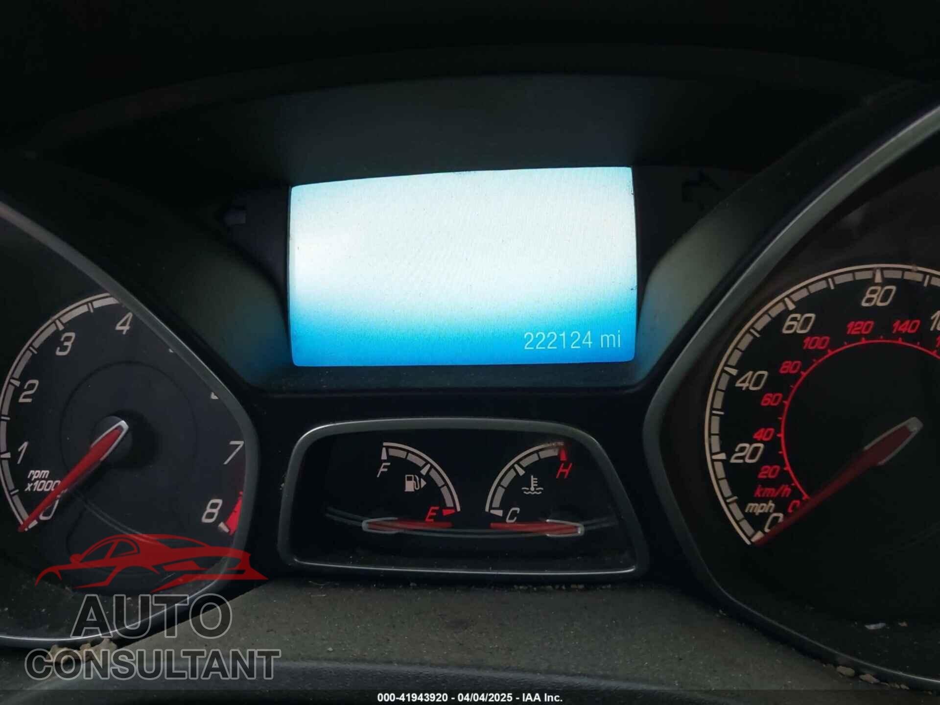 FORD FOCUS ST 2013 - 1FADP3L93DL100158