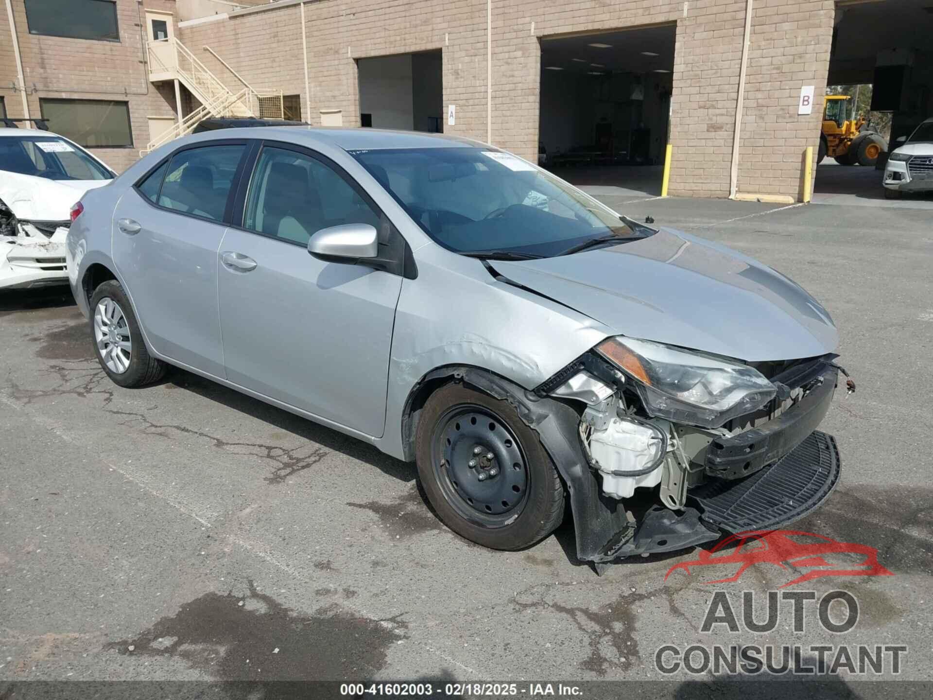 TOYOTA COROLLA 2016 - 5YFBURHE8GP543419