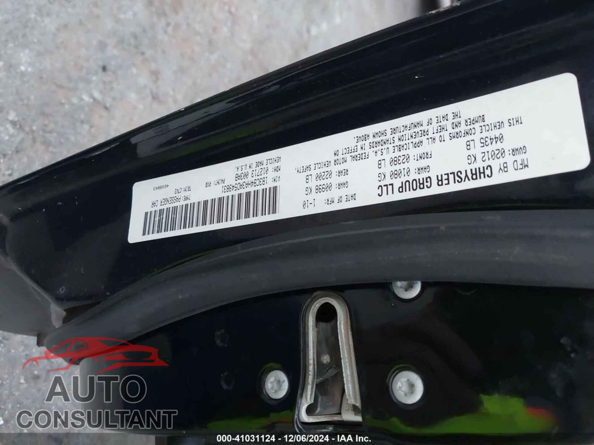 DODGE CALIBER 2010 - 1B3CB4HA3AD549831