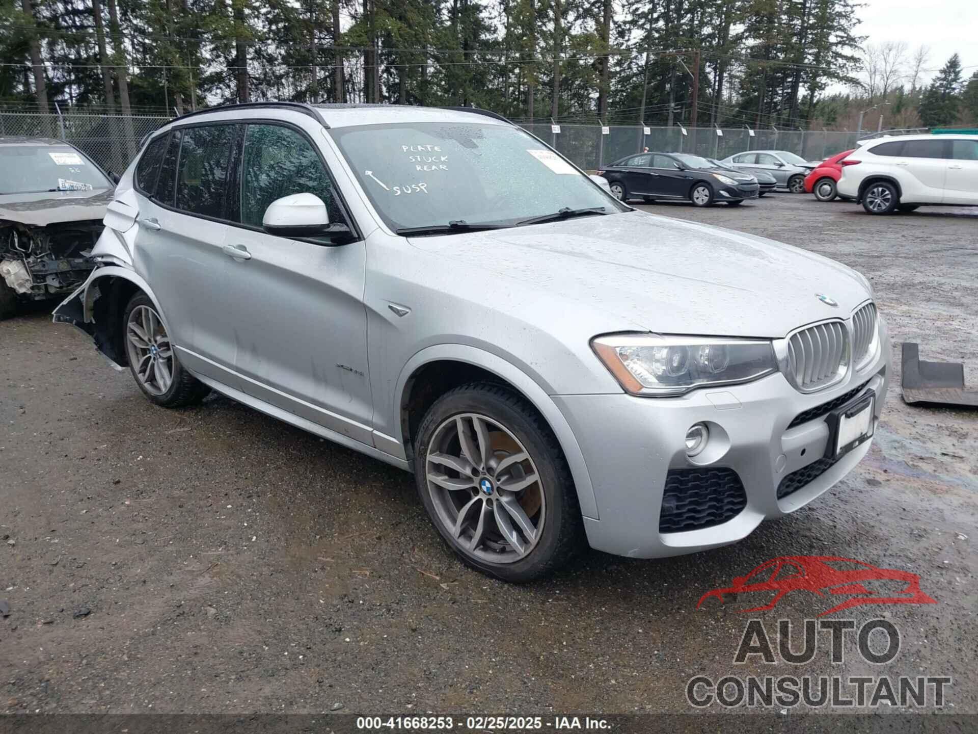 BMW X3 2016 - 5UXWX7C58G0S15561
