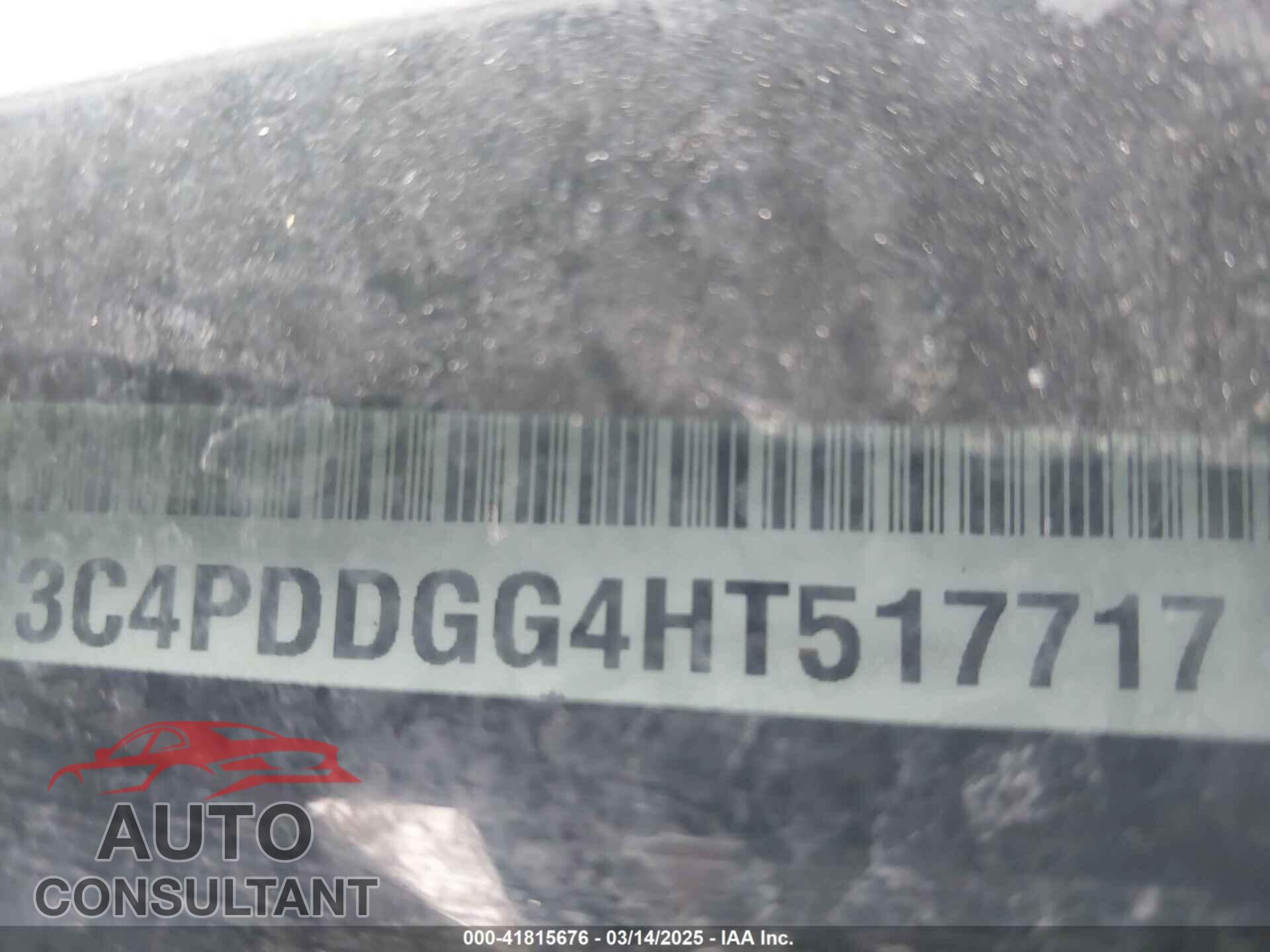 DODGE JOURNEY 2017 - 3C4PDDGG4HT517717