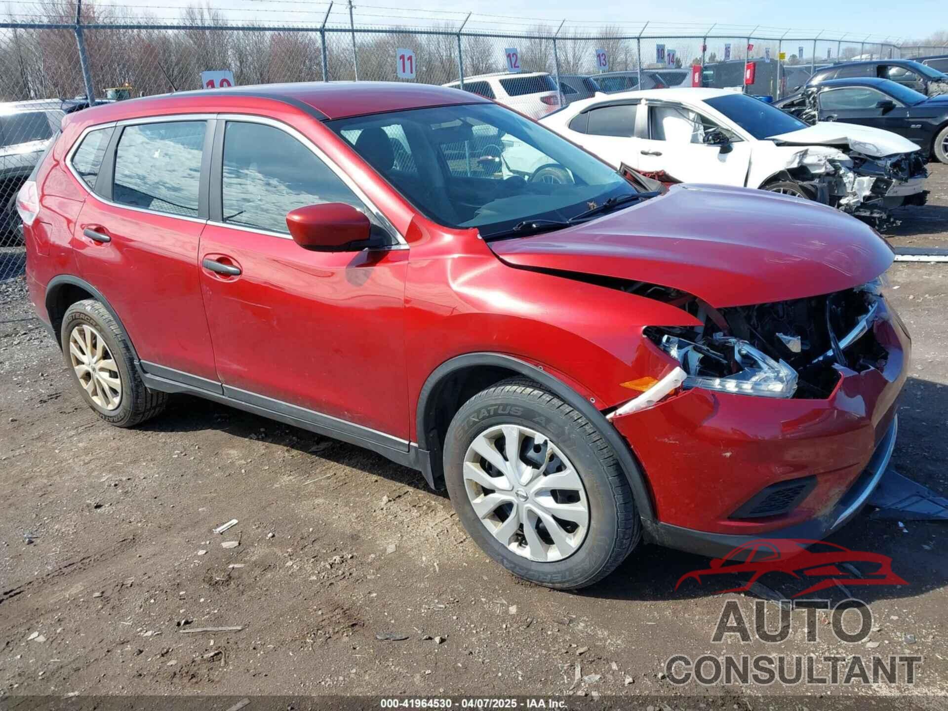NISSAN ROGUE 2016 - KNMAT2MV7GP606961