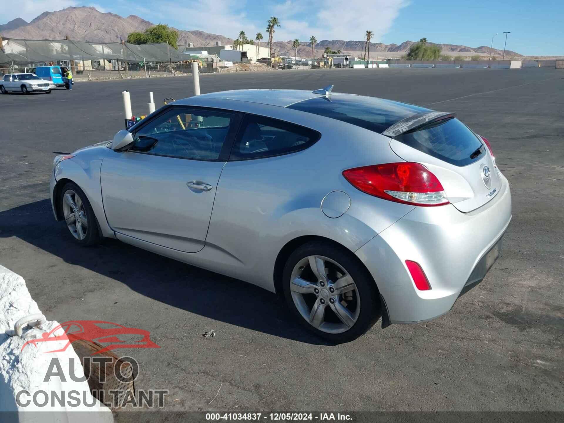 HYUNDAI VELOSTER 2012 - KMHTC6AD9CU079718