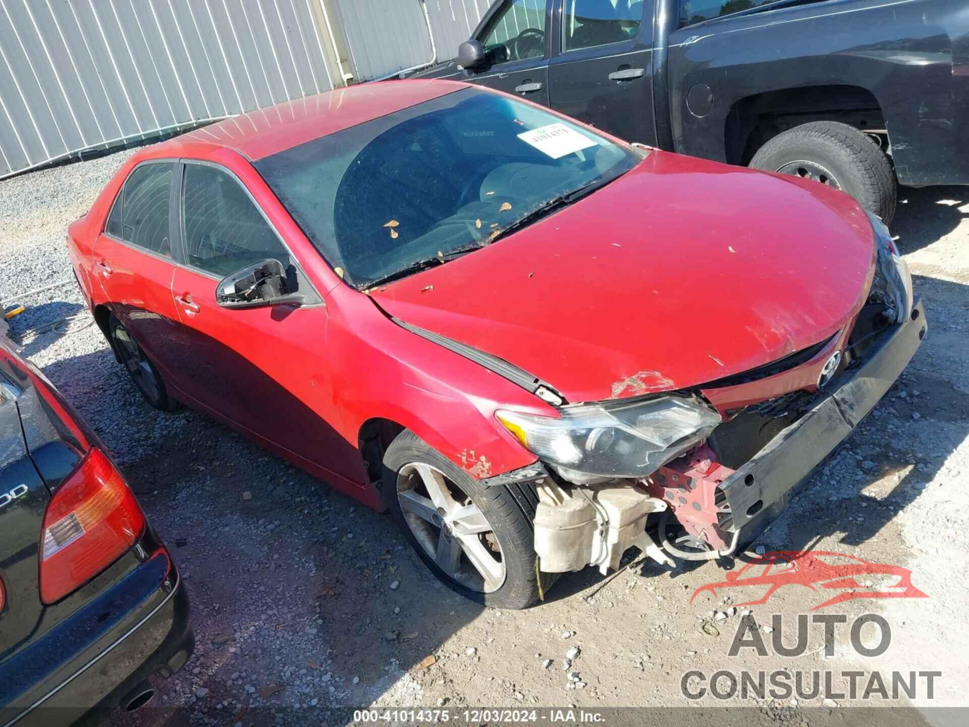 TOYOTA CAMRY 2012 - 4T1BF1FK1CU582351