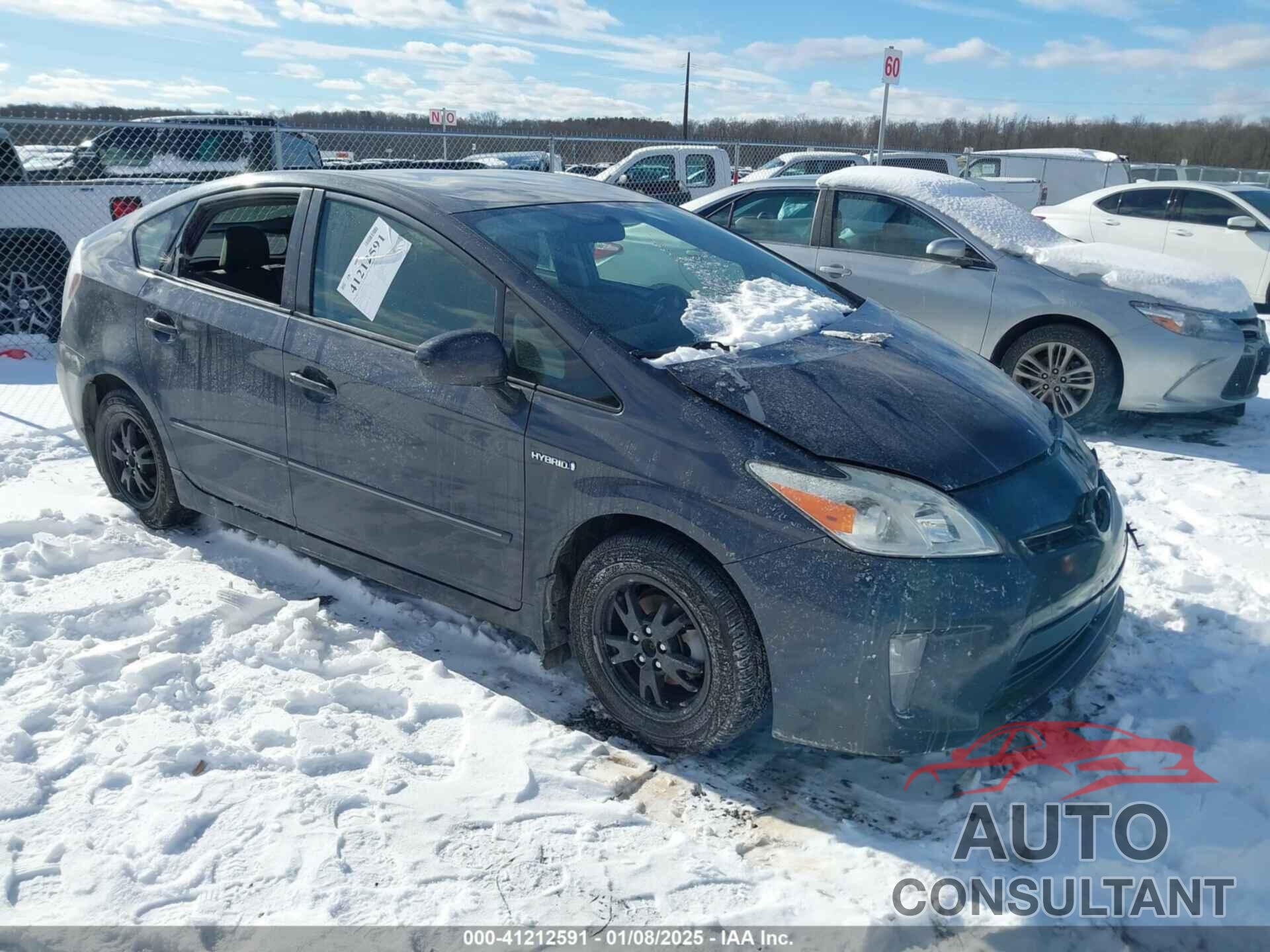 TOYOTA PRIUS 2012 - JTDKN3DU4C1542337