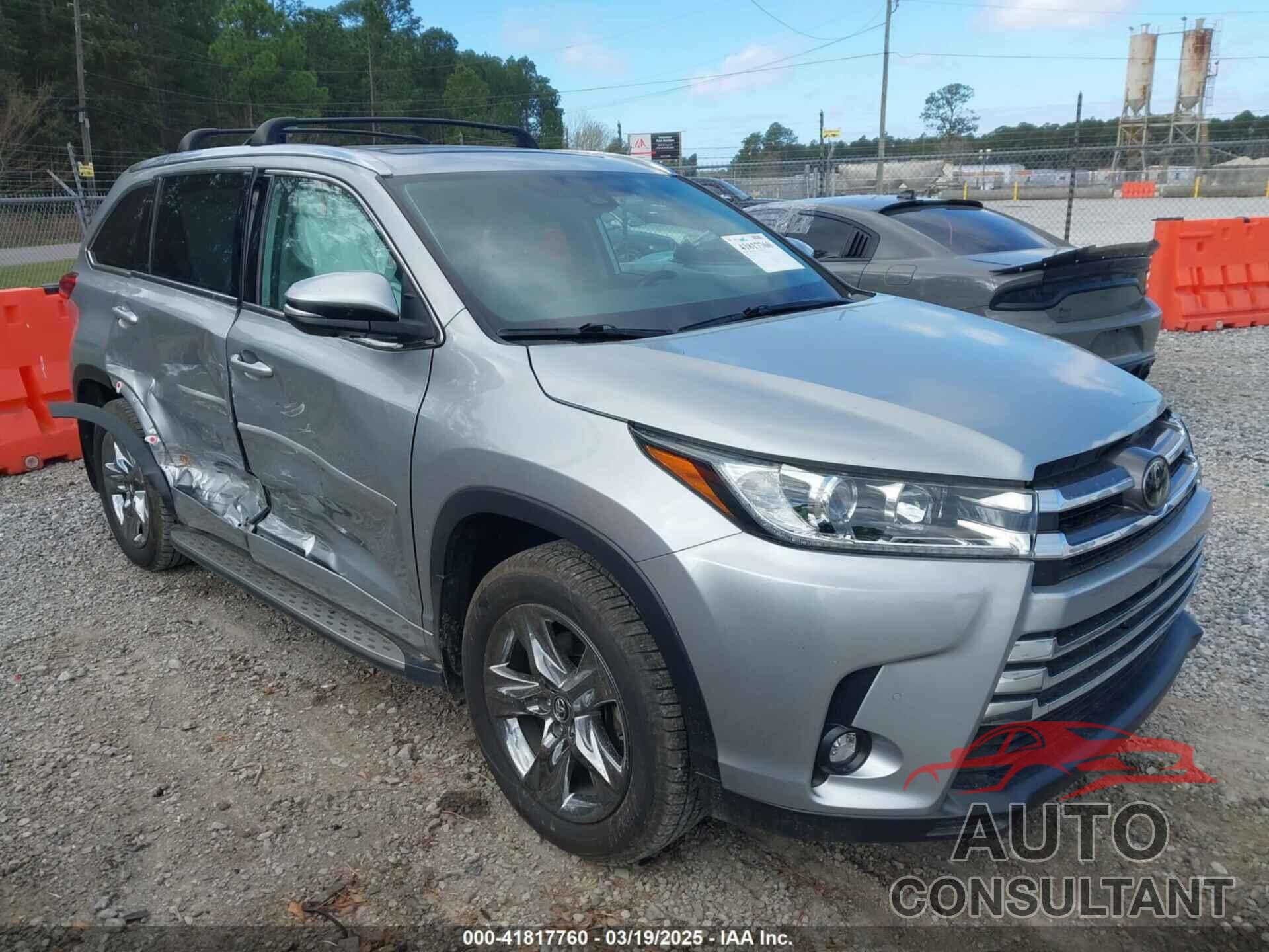 TOYOTA HIGHLANDER 2019 - 5TDYZRFH2KS289201