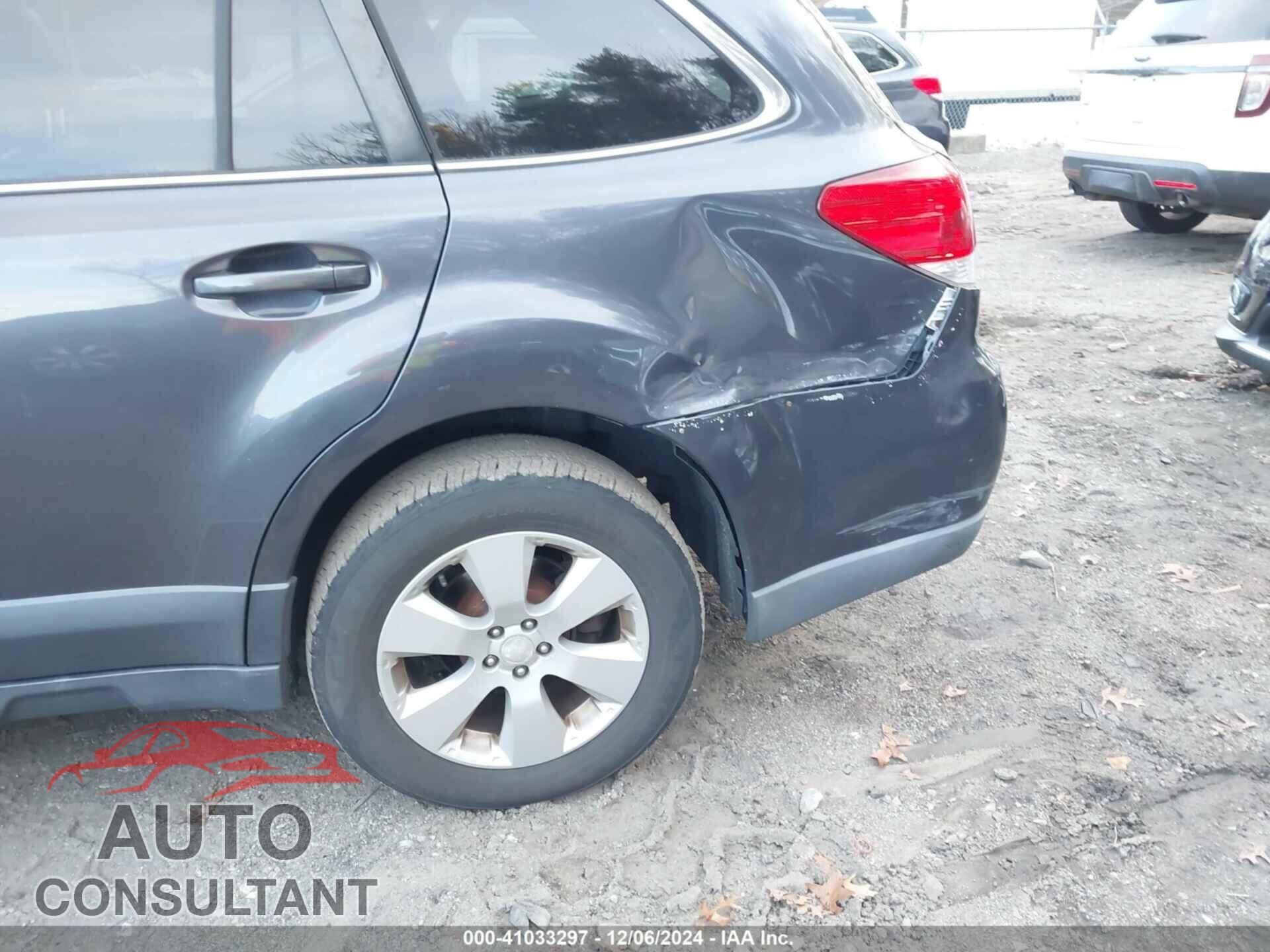 SUBARU OUTBACK 2012 - 4S4BRBCC6C3287357