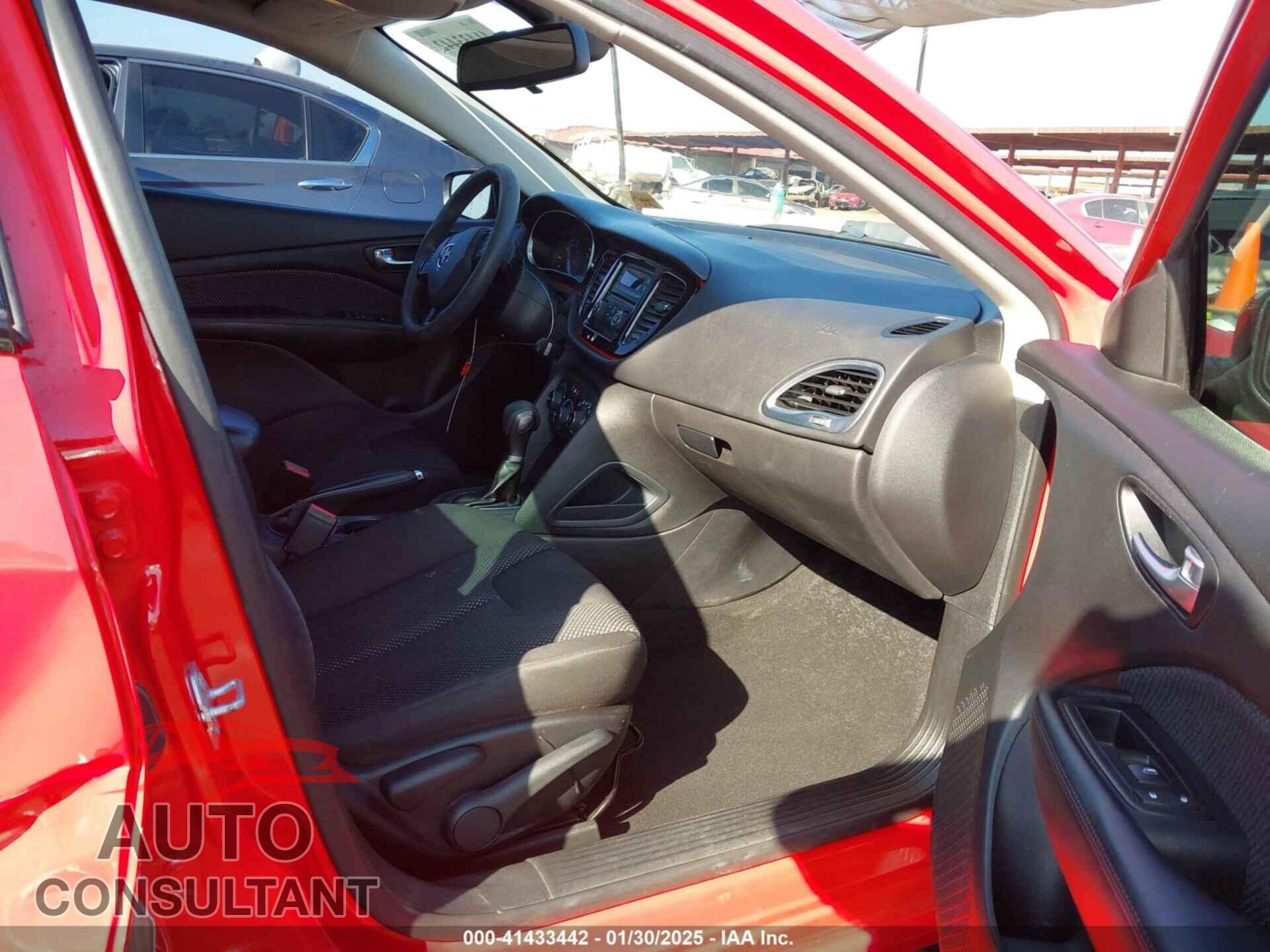 DODGE DART 2016 - 1C3CDFAA5GD750044