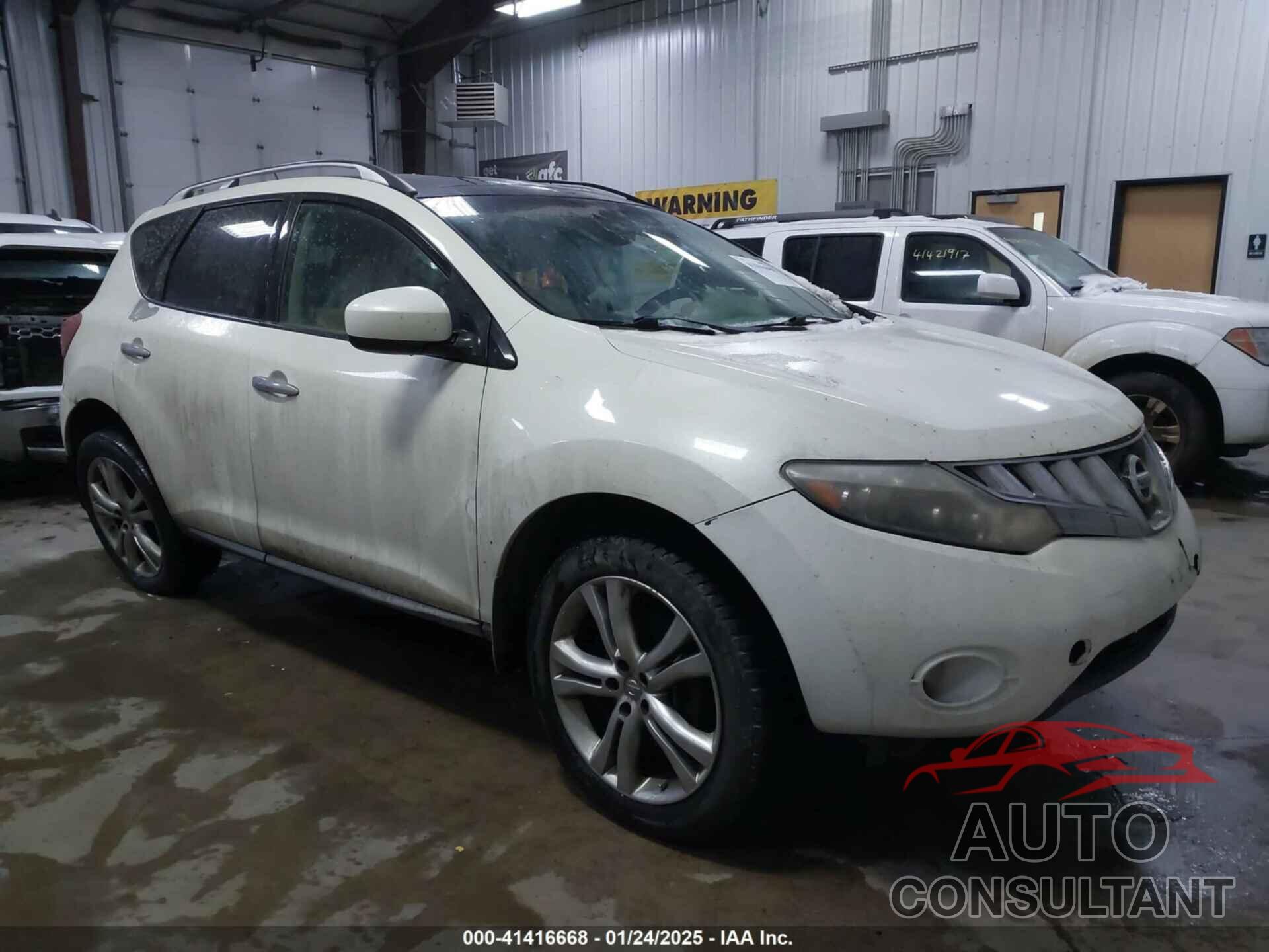 NISSAN MURANO 2009 - JN8AZ18W09W132229
