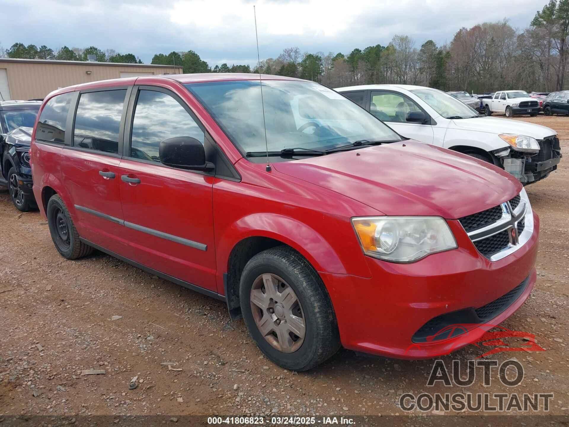 DODGE GRAND CARAVAN 2012 - 2C4RDGBG1CR203763