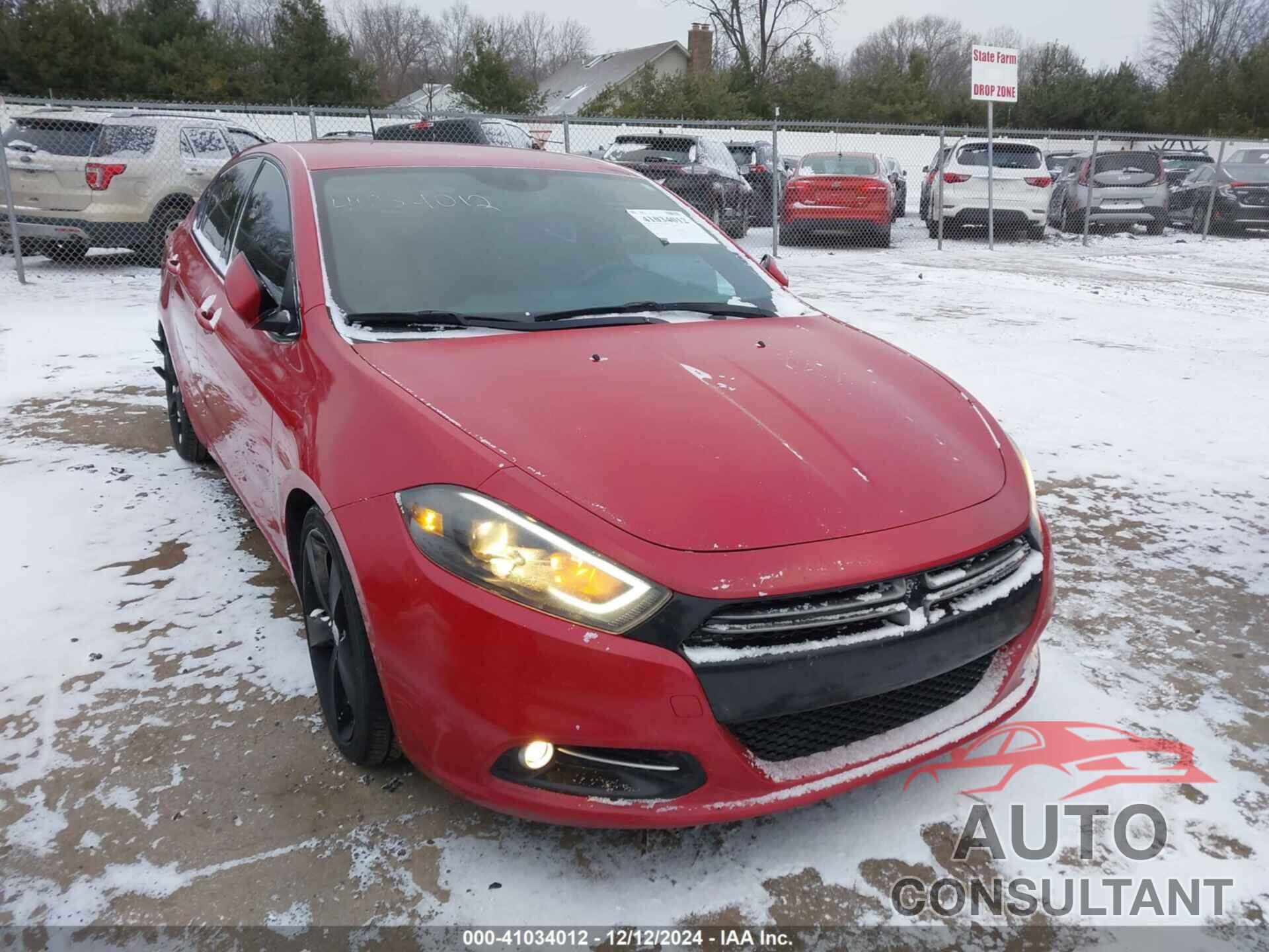 DODGE DART 2014 - 1C3CDFEB8ED669393