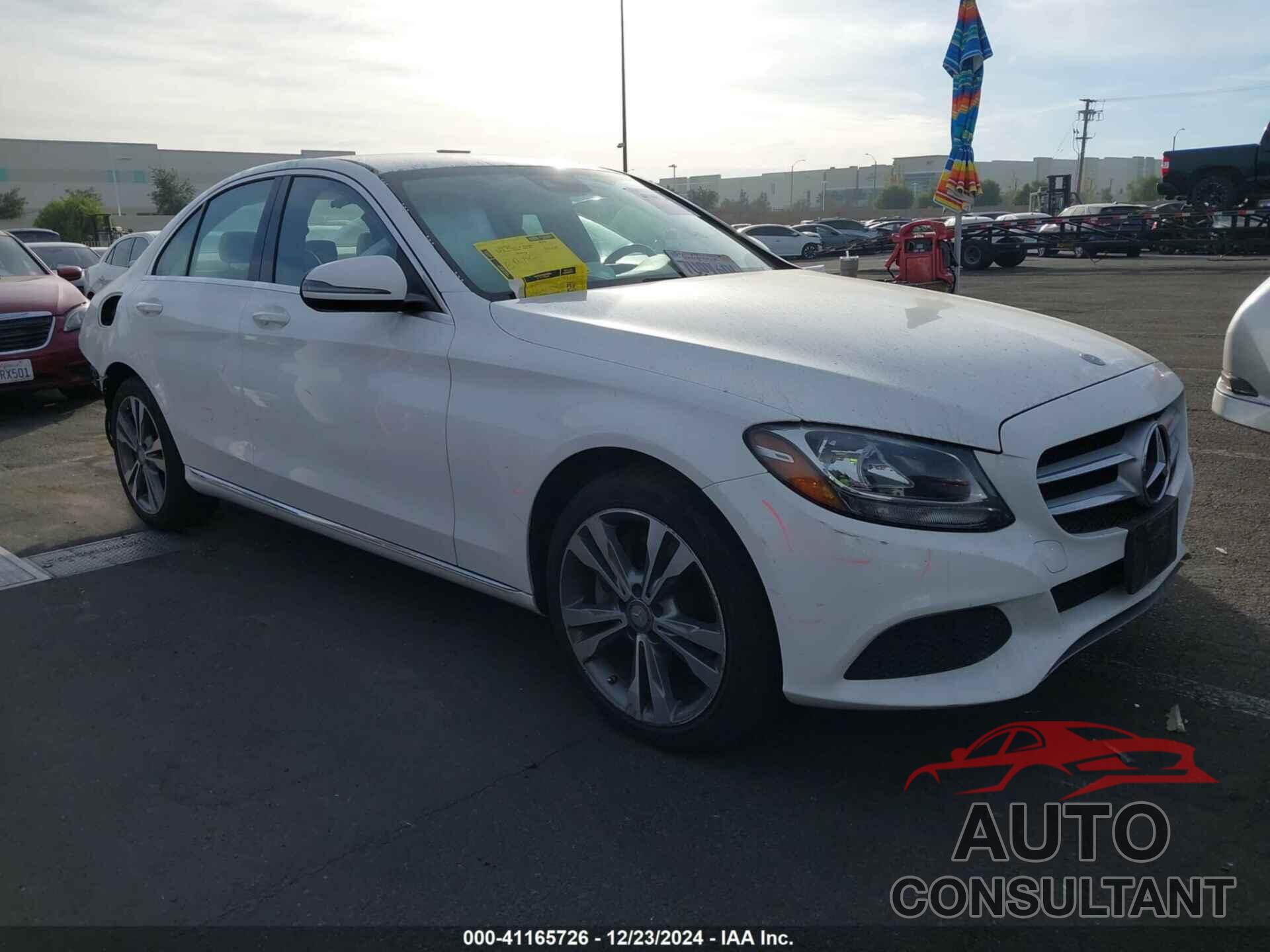 MERCEDES-BENZ C 300 2016 - 55SWF4KB4GU137015