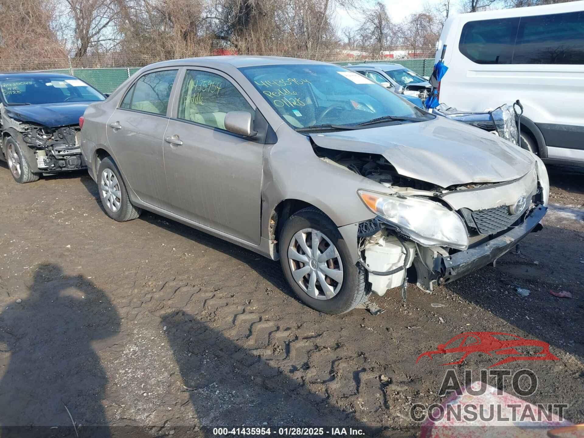 TOYOTA COROLLA 2009 - 2T1BU40E79C147645