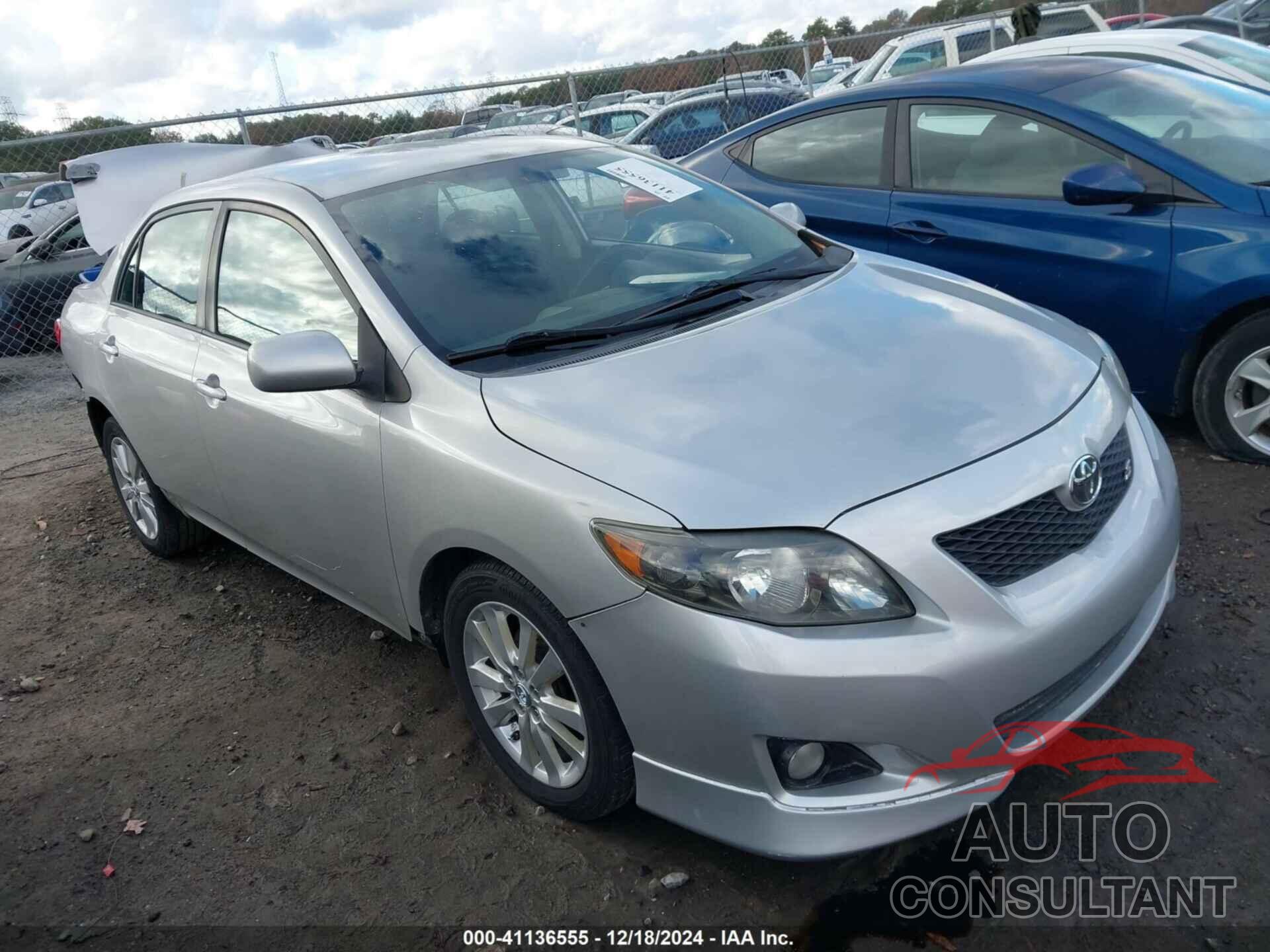 TOYOTA COROLLA 2009 - 1NXBU40E29Z128287