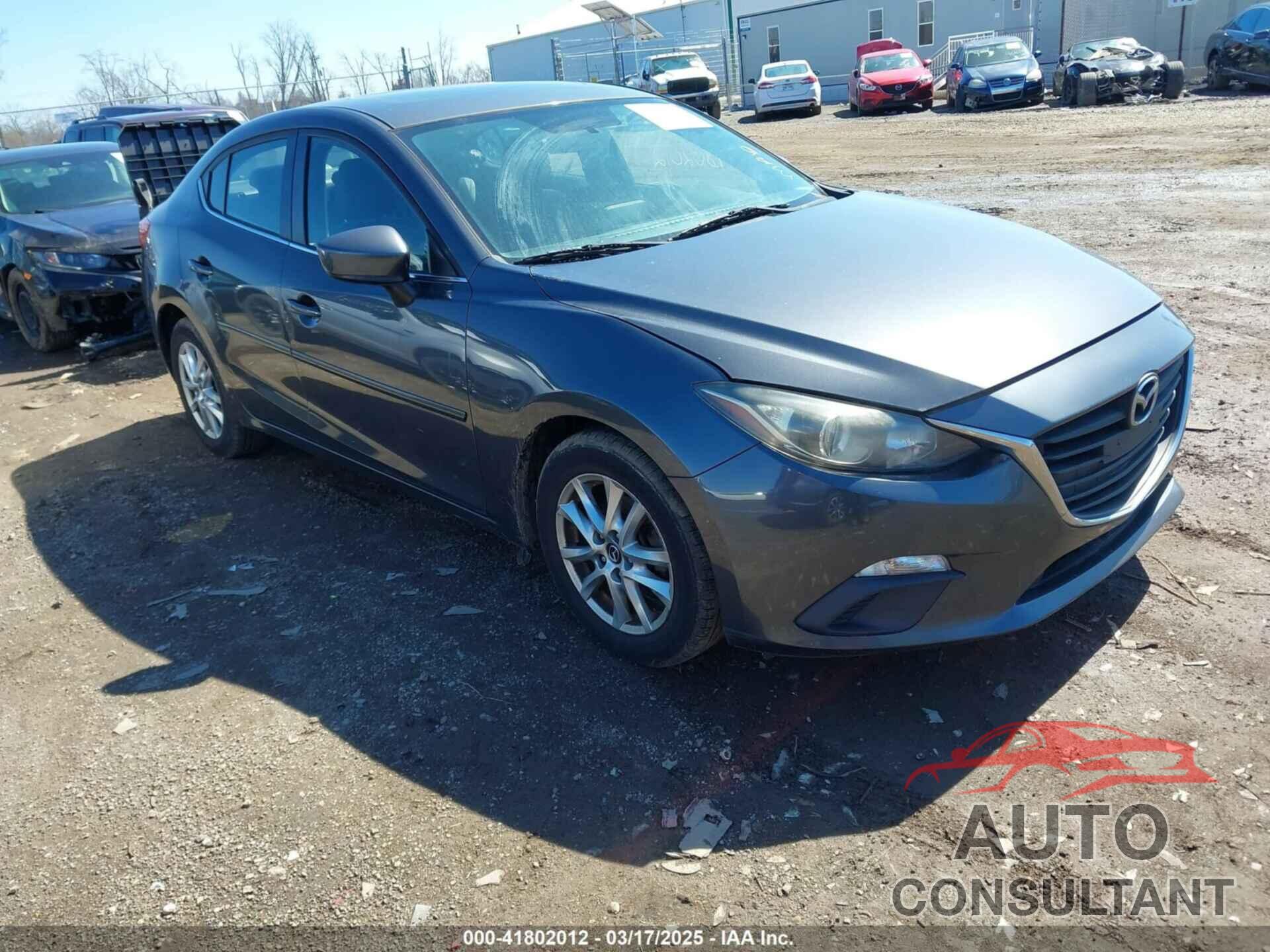 MAZDA MAZDA3 2014 - JM1BM1W70E1116419