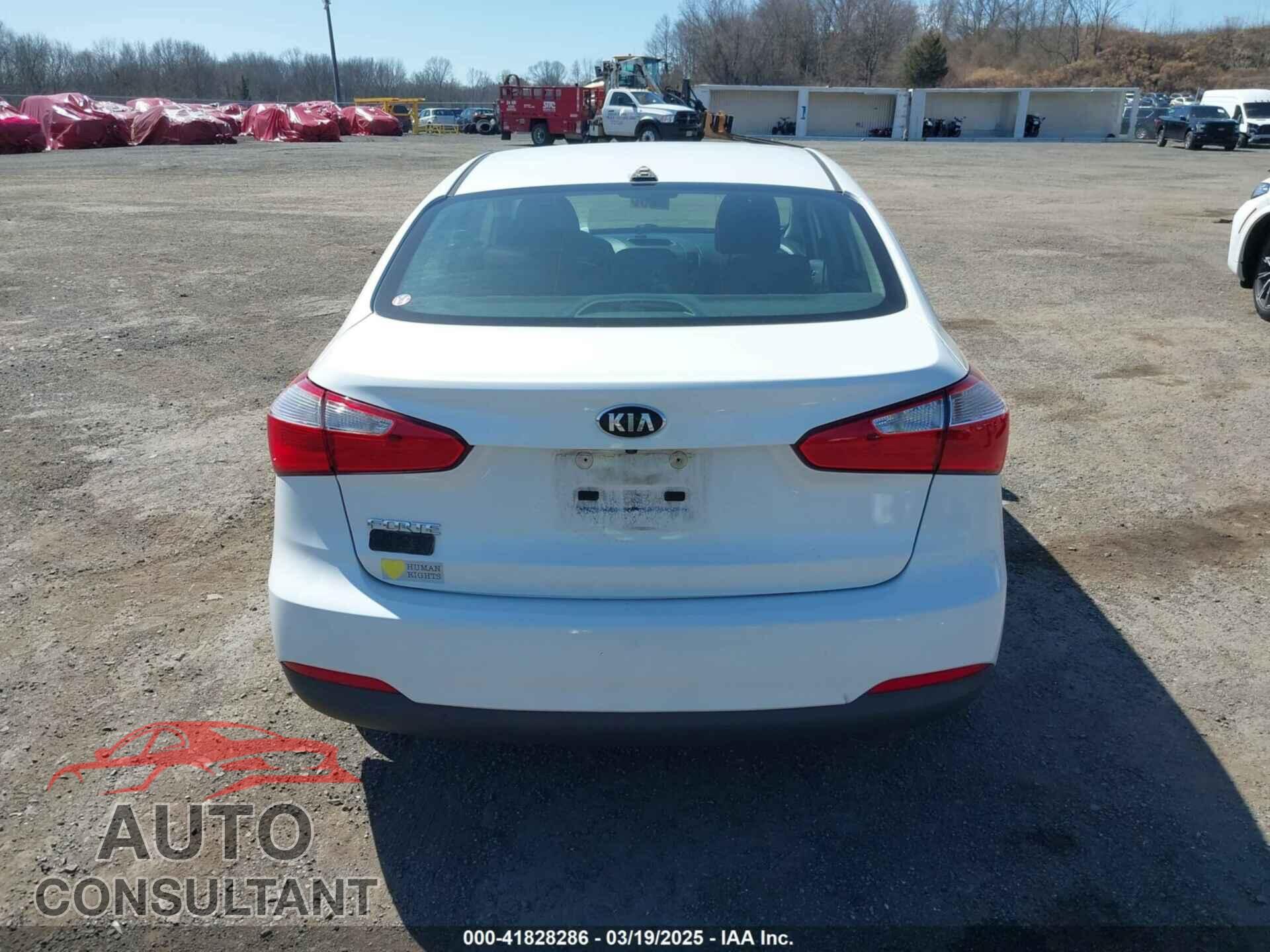 KIA FORTE 2015 - KNAFX4A65F5298540
