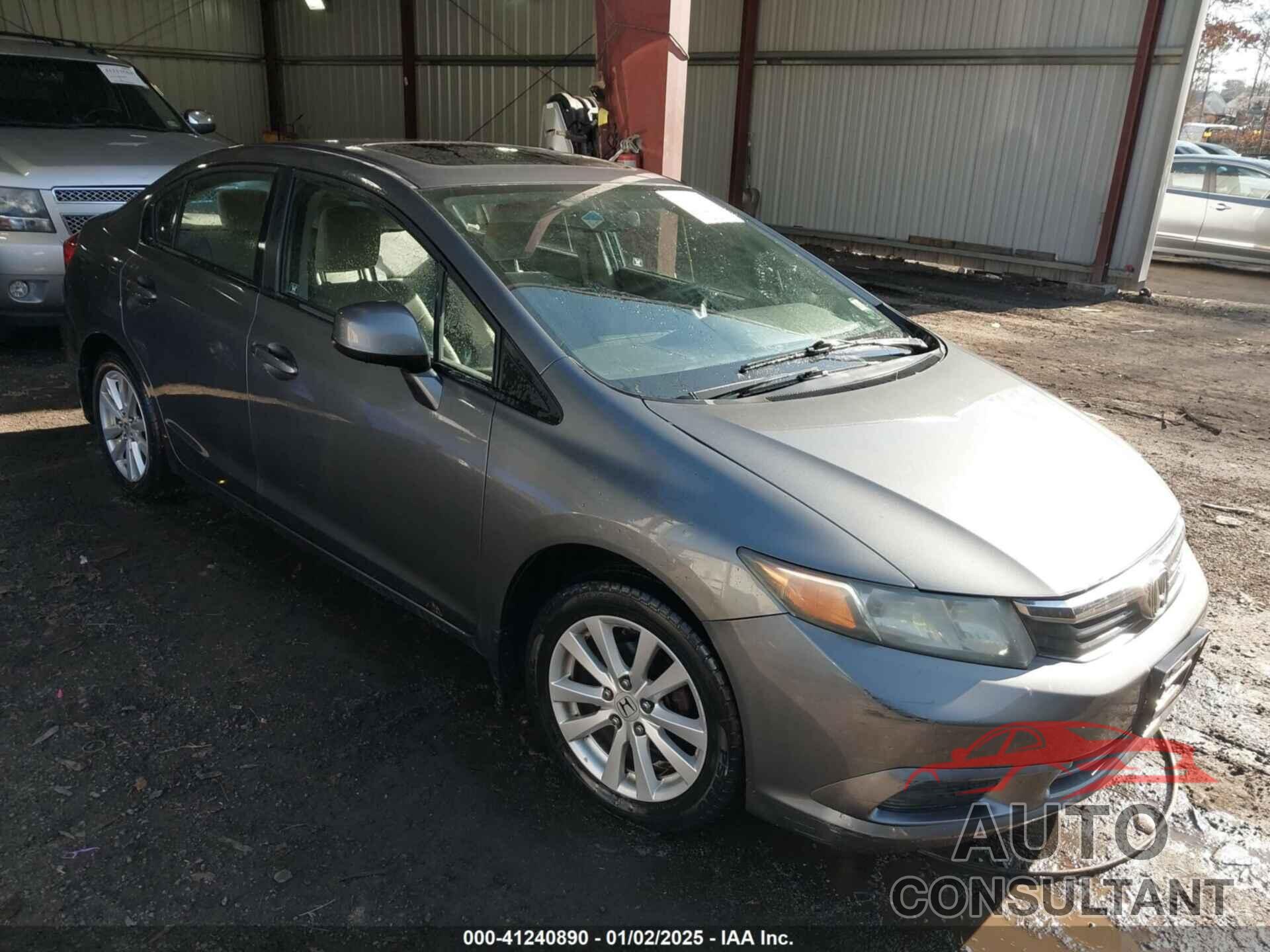 HONDA CIVIC 2012 - 19XFB2F81CE303877