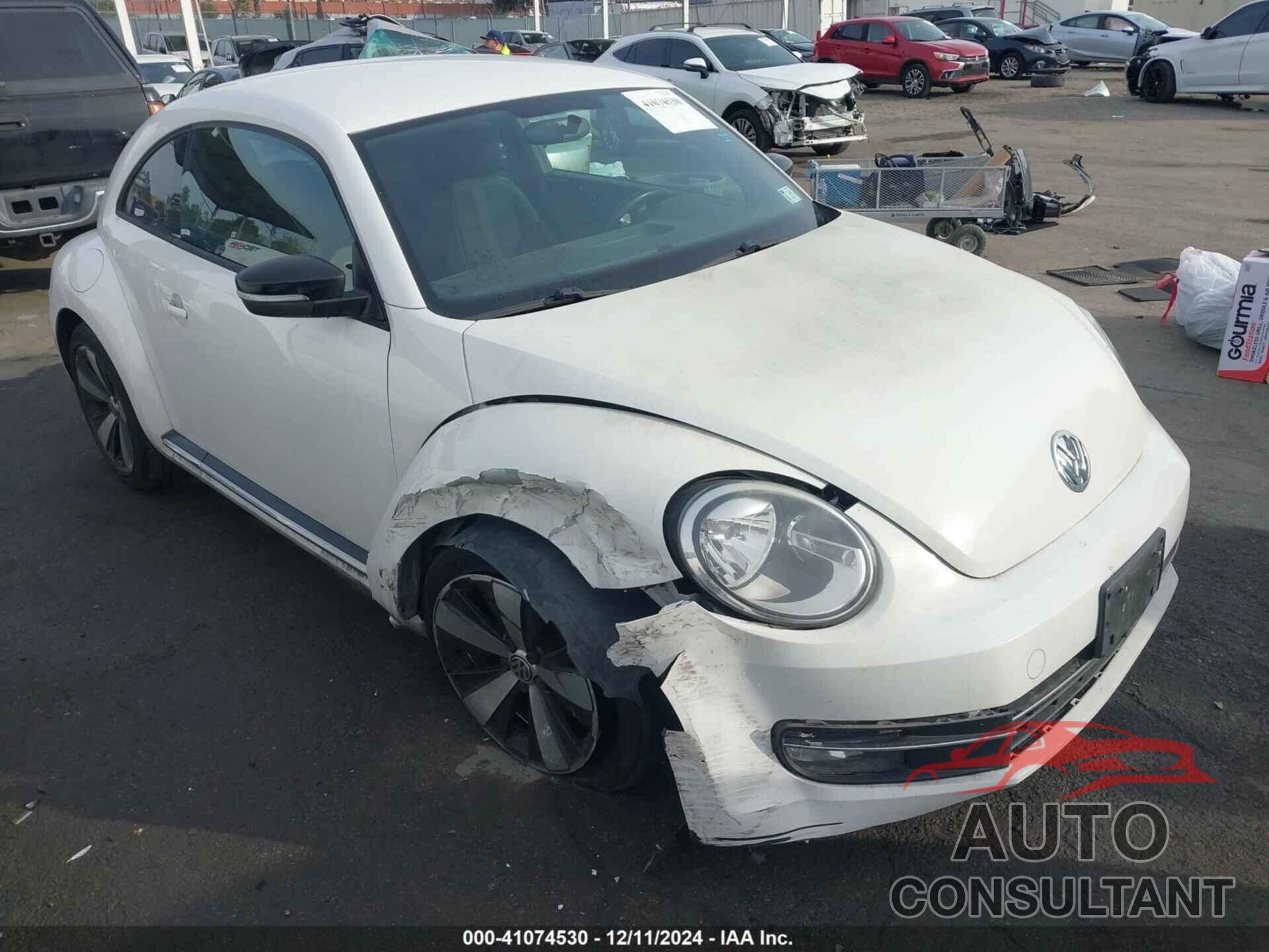 VOLKSWAGEN BEETLE 2012 - 3VWVA7ATXCM620731