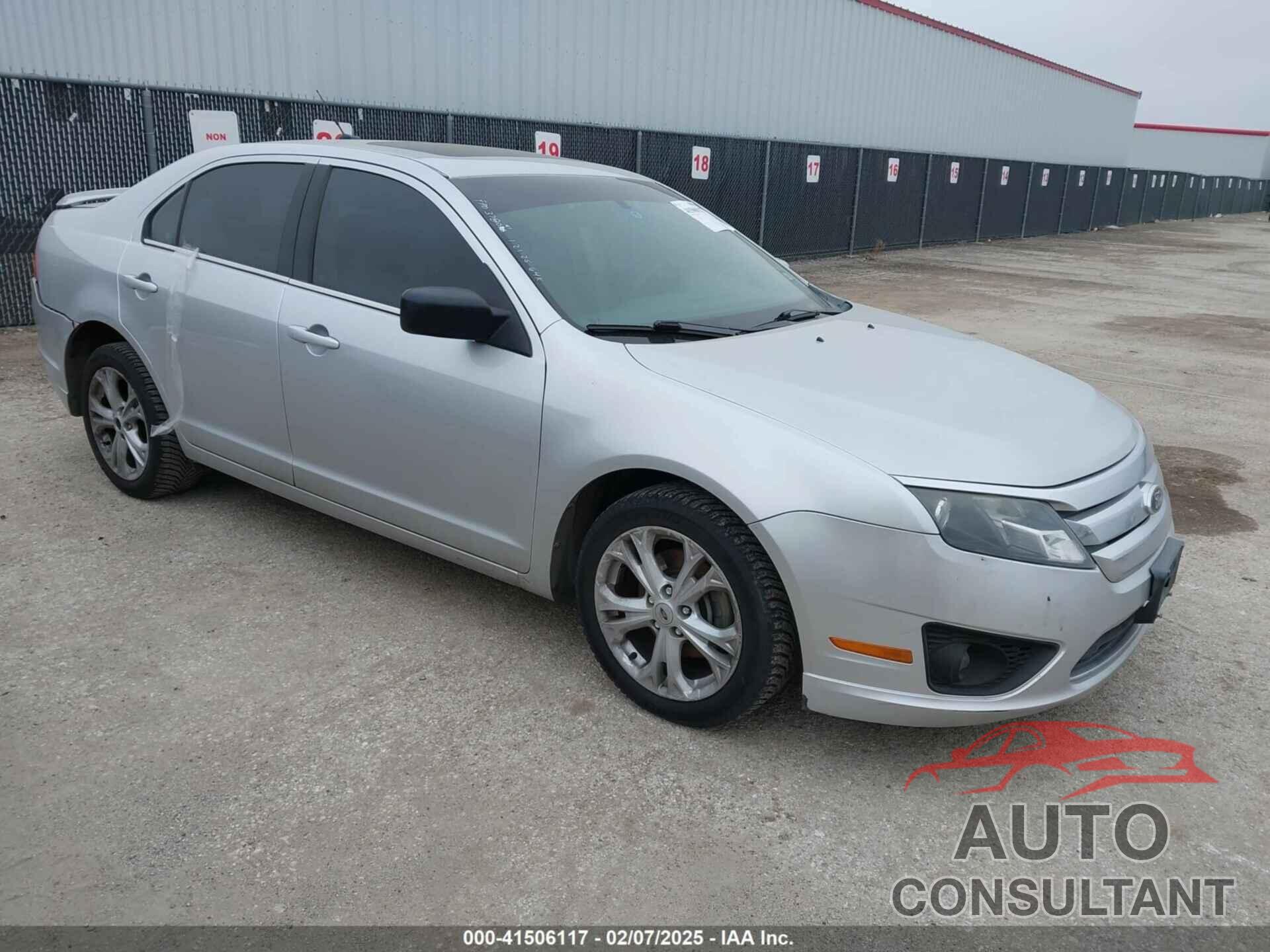FORD FUSION 2012 - 3FAHP0HA5CR301451